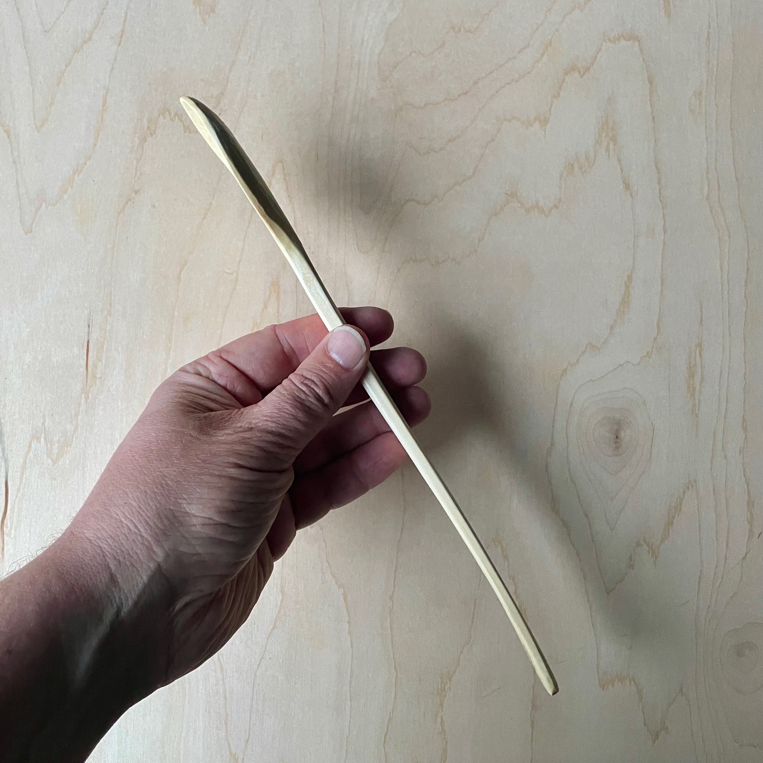 Everyday Maple Stirring Spoon — Owl