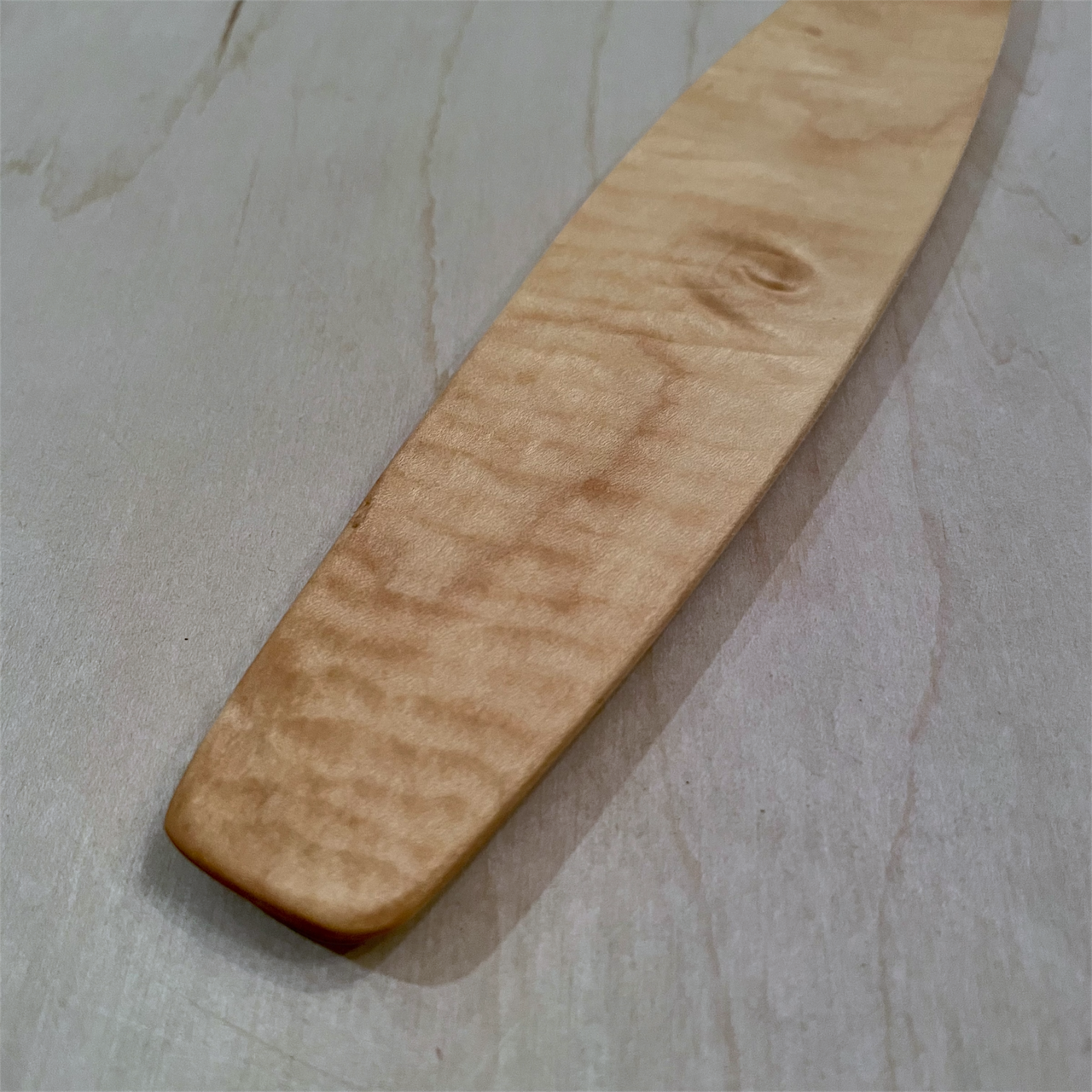 13" Curly Maple spurtle