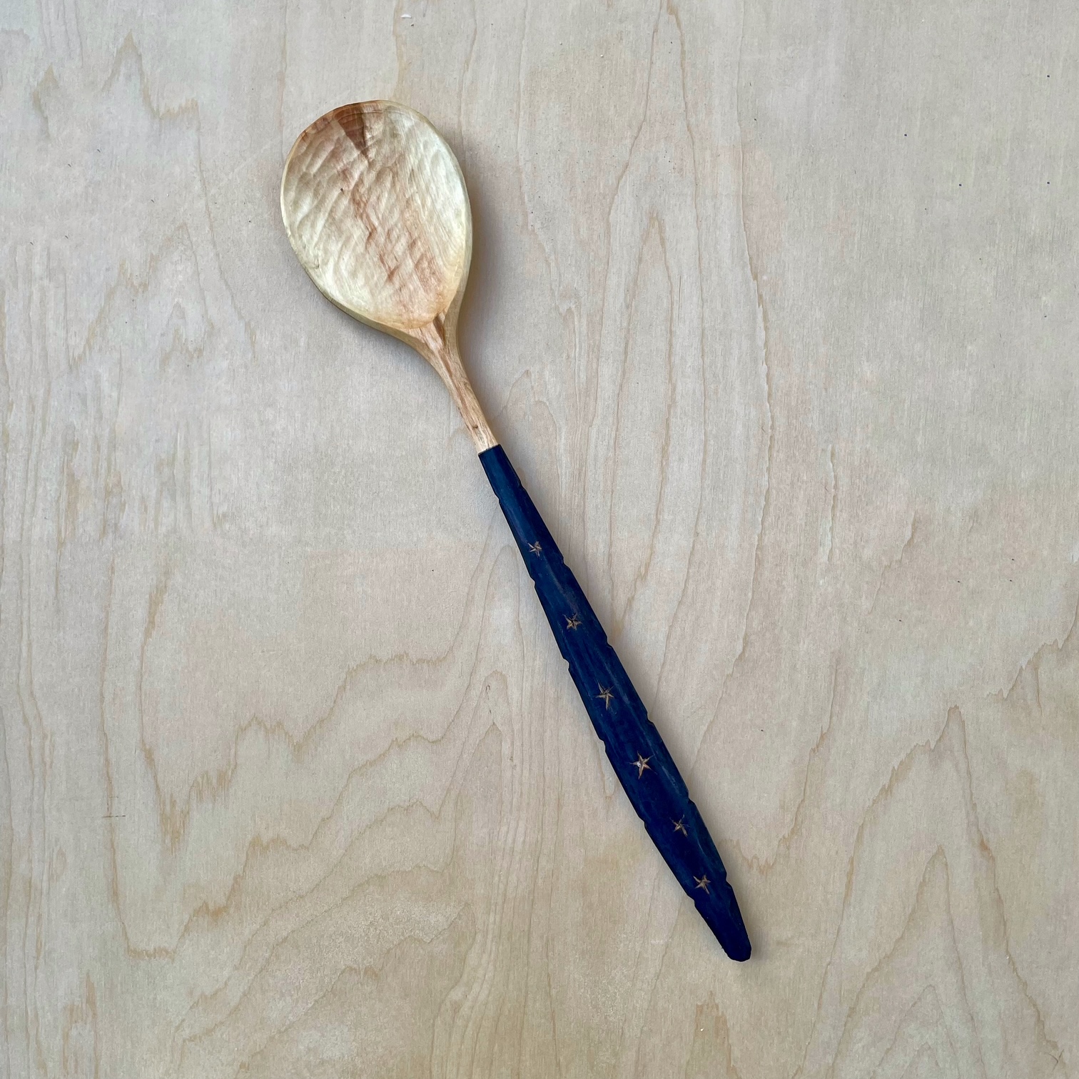 12" Starry Night cooking spoon