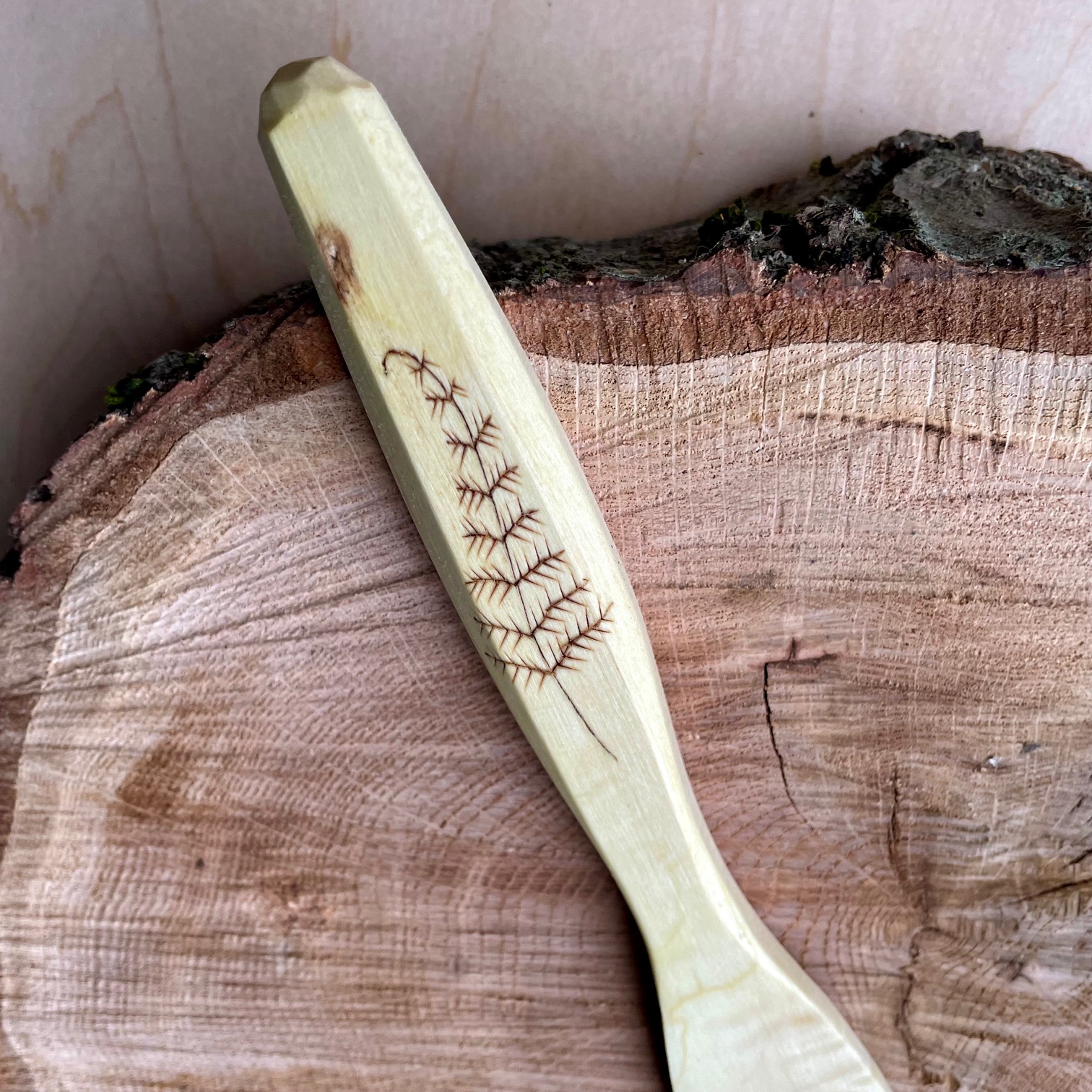 Special Quilted Maple Spurtle