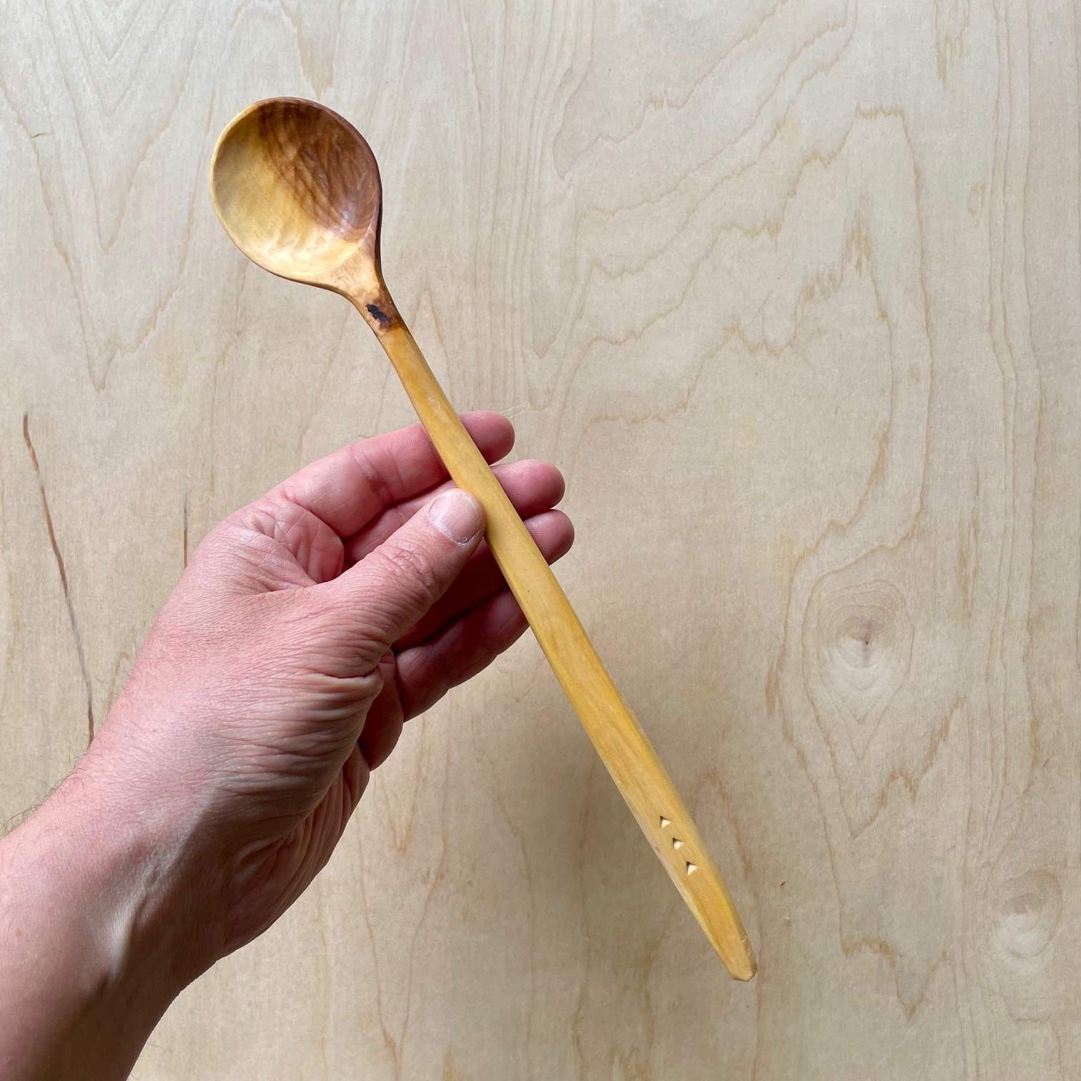 Small Two-Tone Cooking Spoon