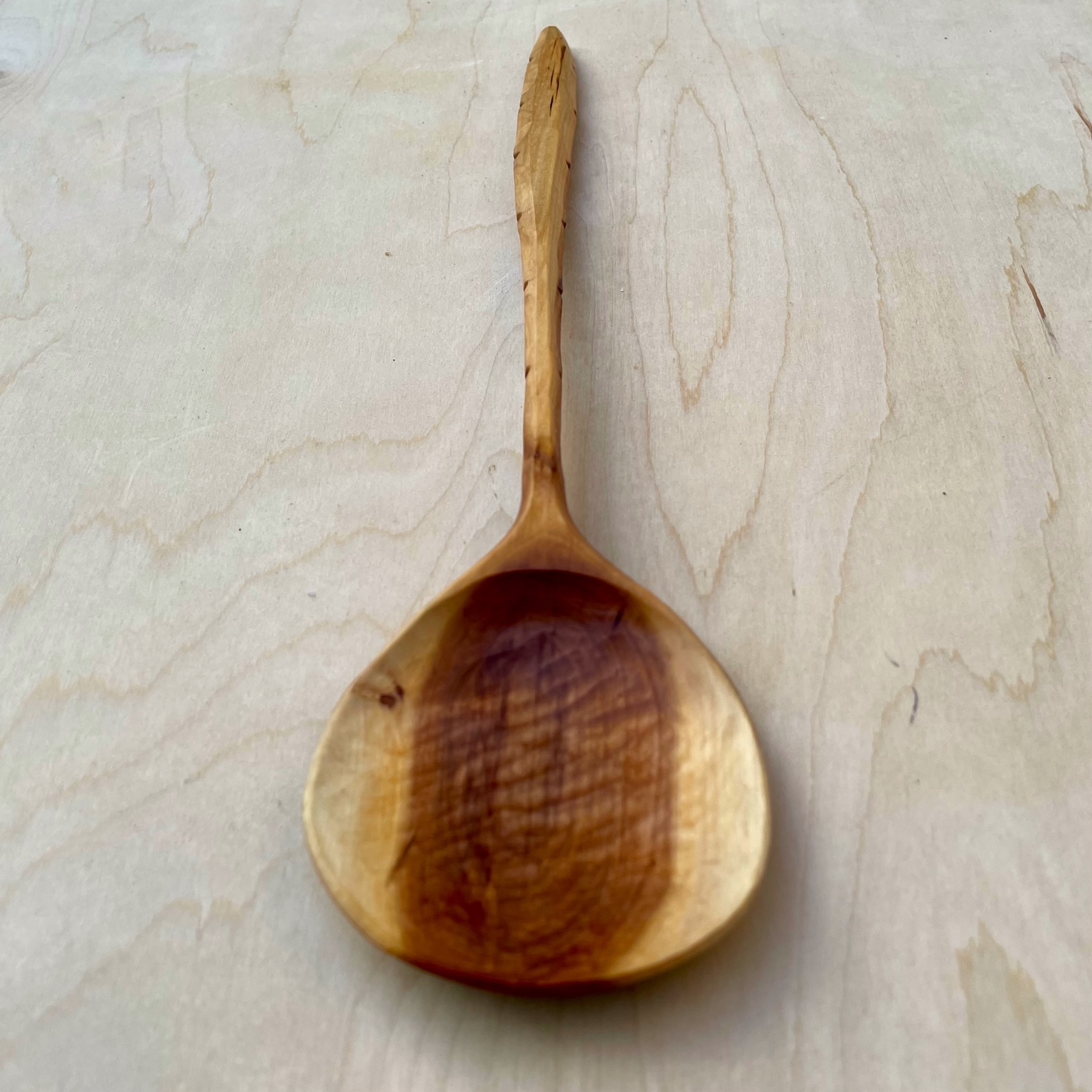 12" Apple cooking spoon