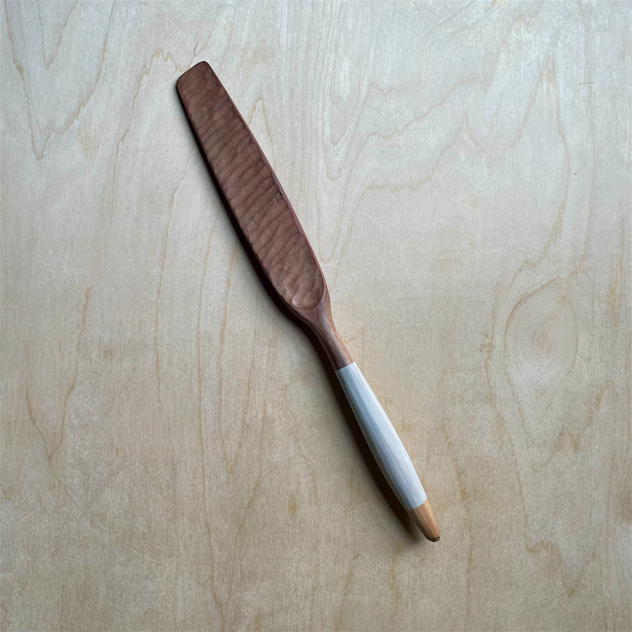 12" baked Maple spurtle