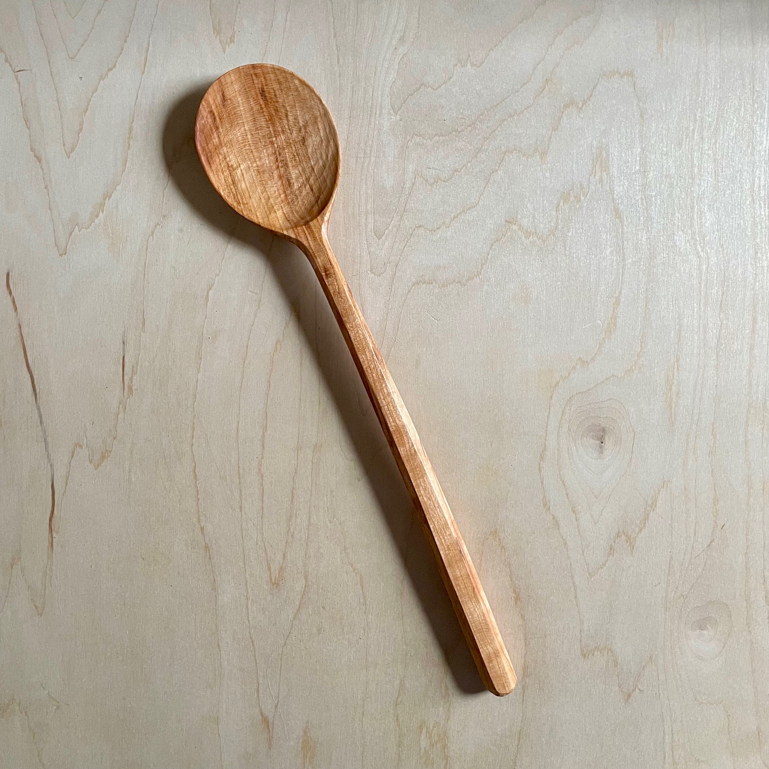14" Hexagon-Handle Cooking Spoon 