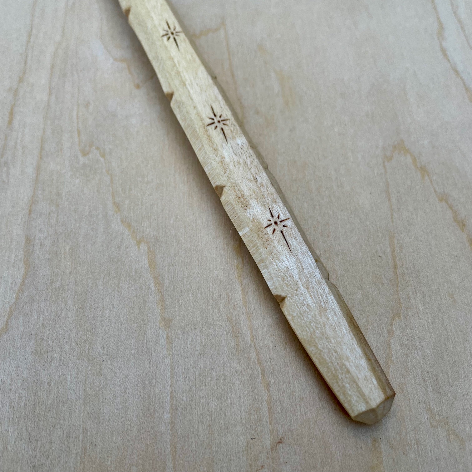 12" Maple cooking spoon