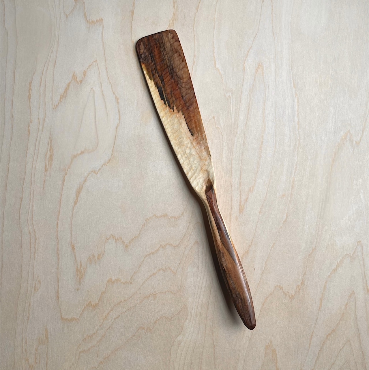 12" Spalted Maple spurtle
