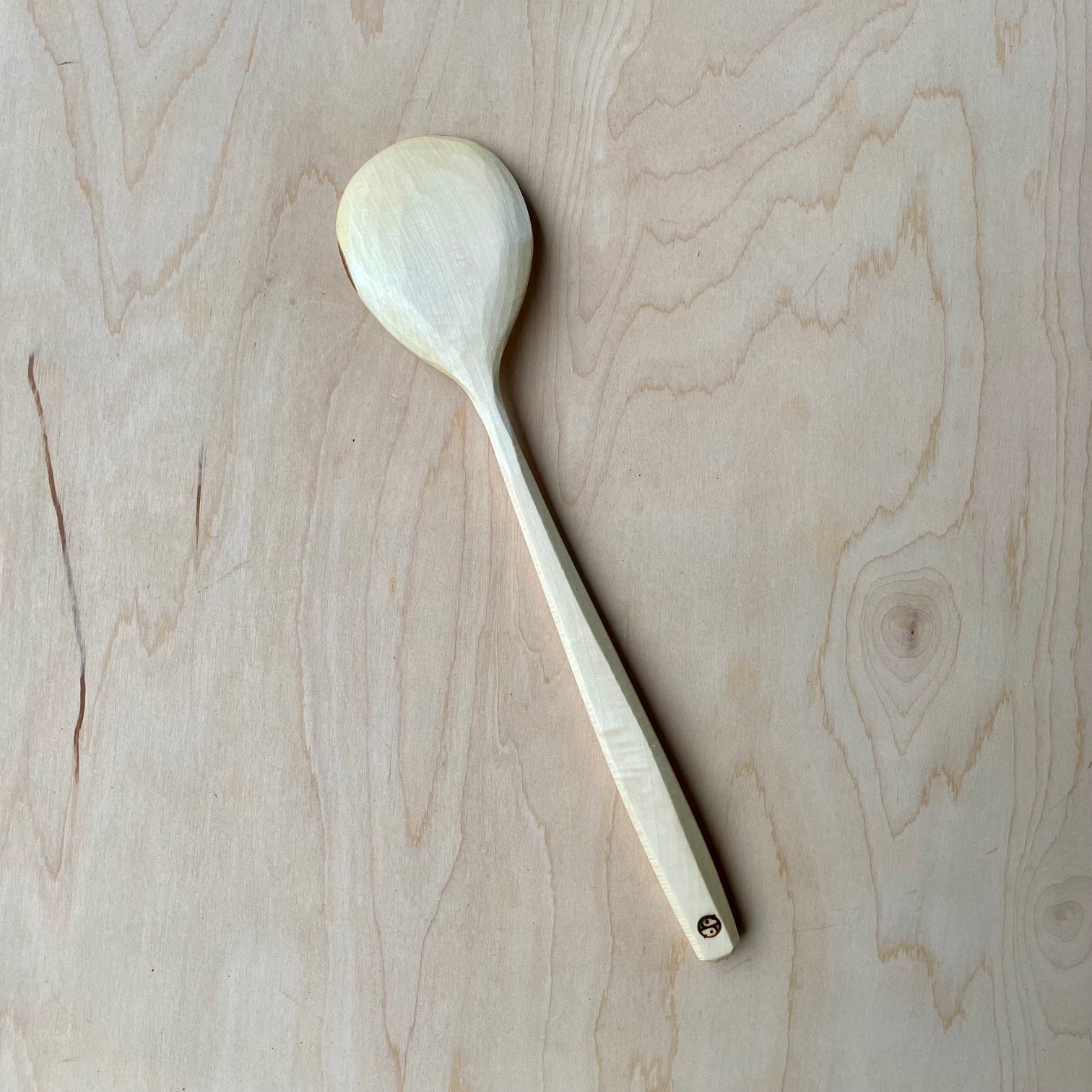 12" Maple cooking spoon