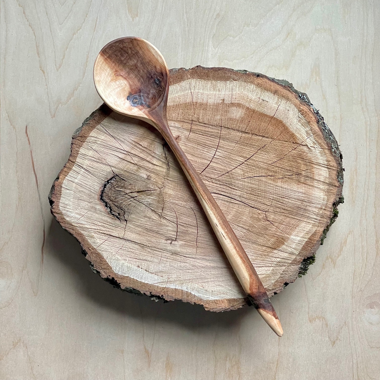 13" Rustic Maple cooking spoon
