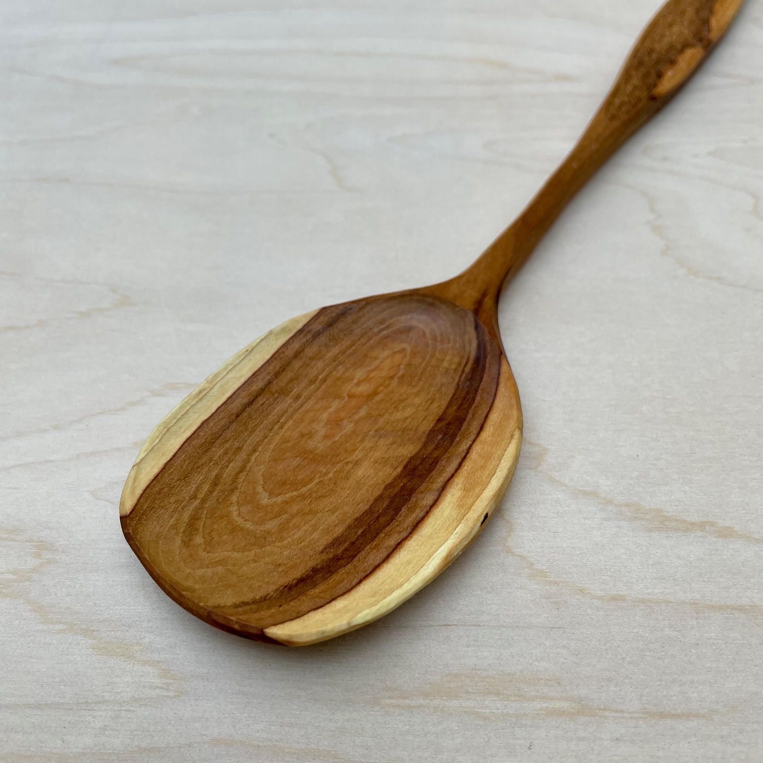13" Bradford Pear cooking spoon