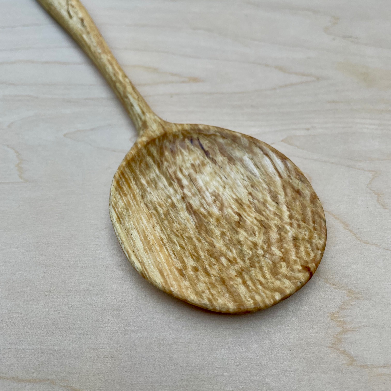 11" Ash cooking spoon 