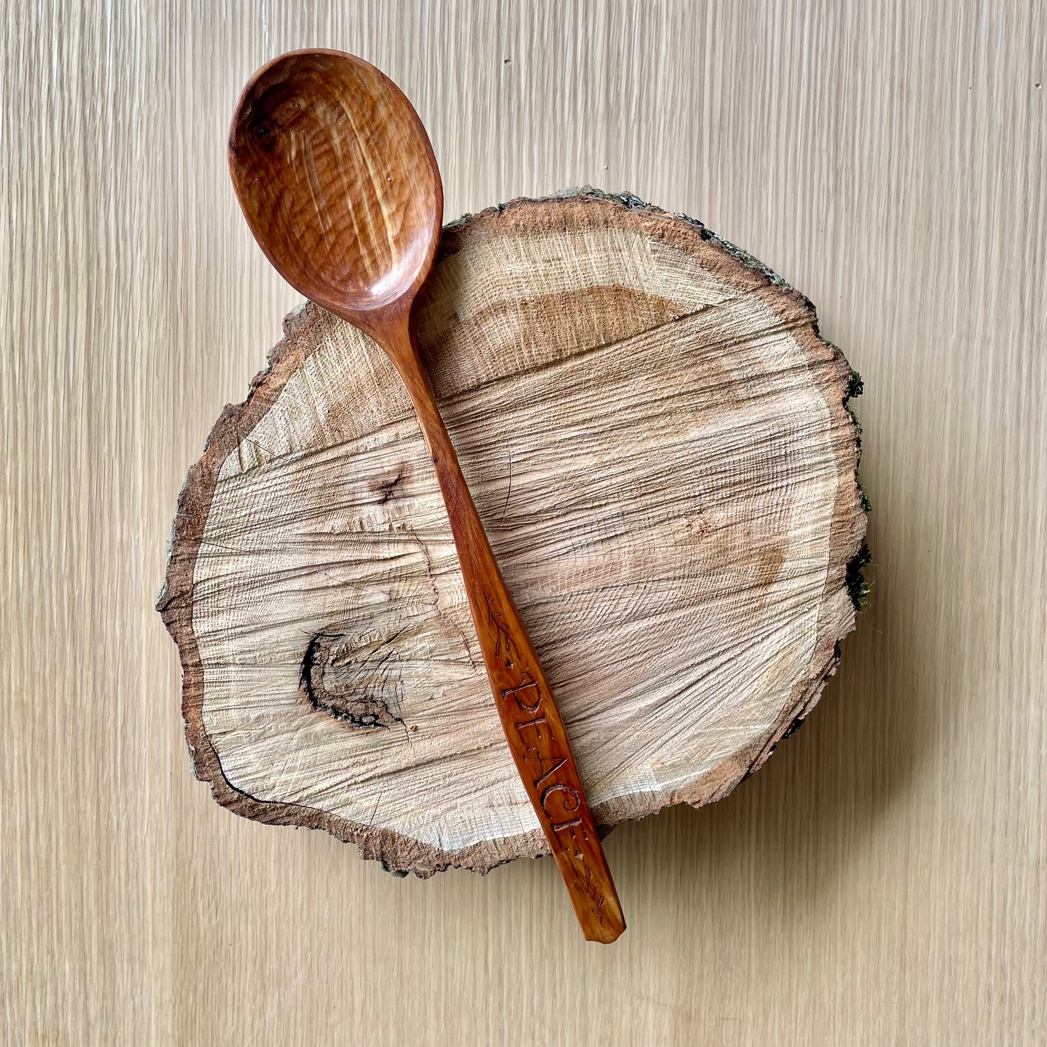 "Peace" Serving Spoon