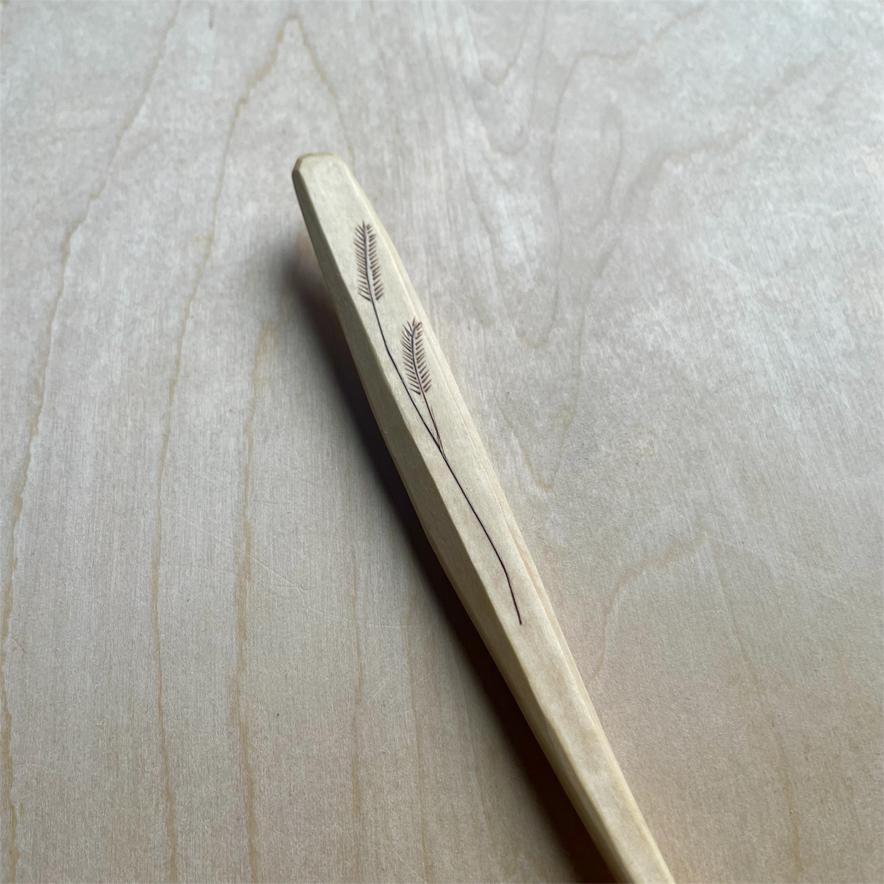 12" Maple cooking spoon