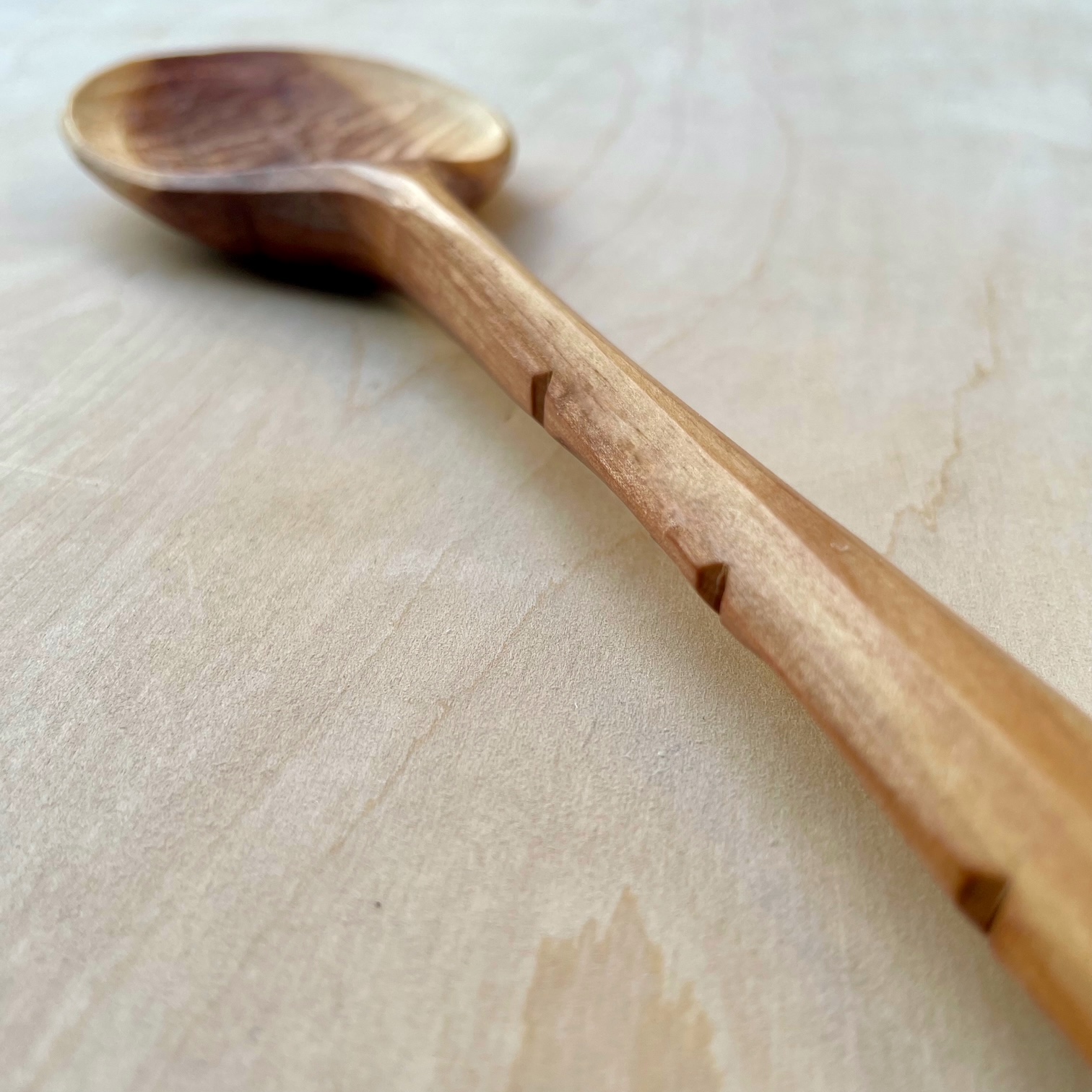 12" Apple cooking spoon