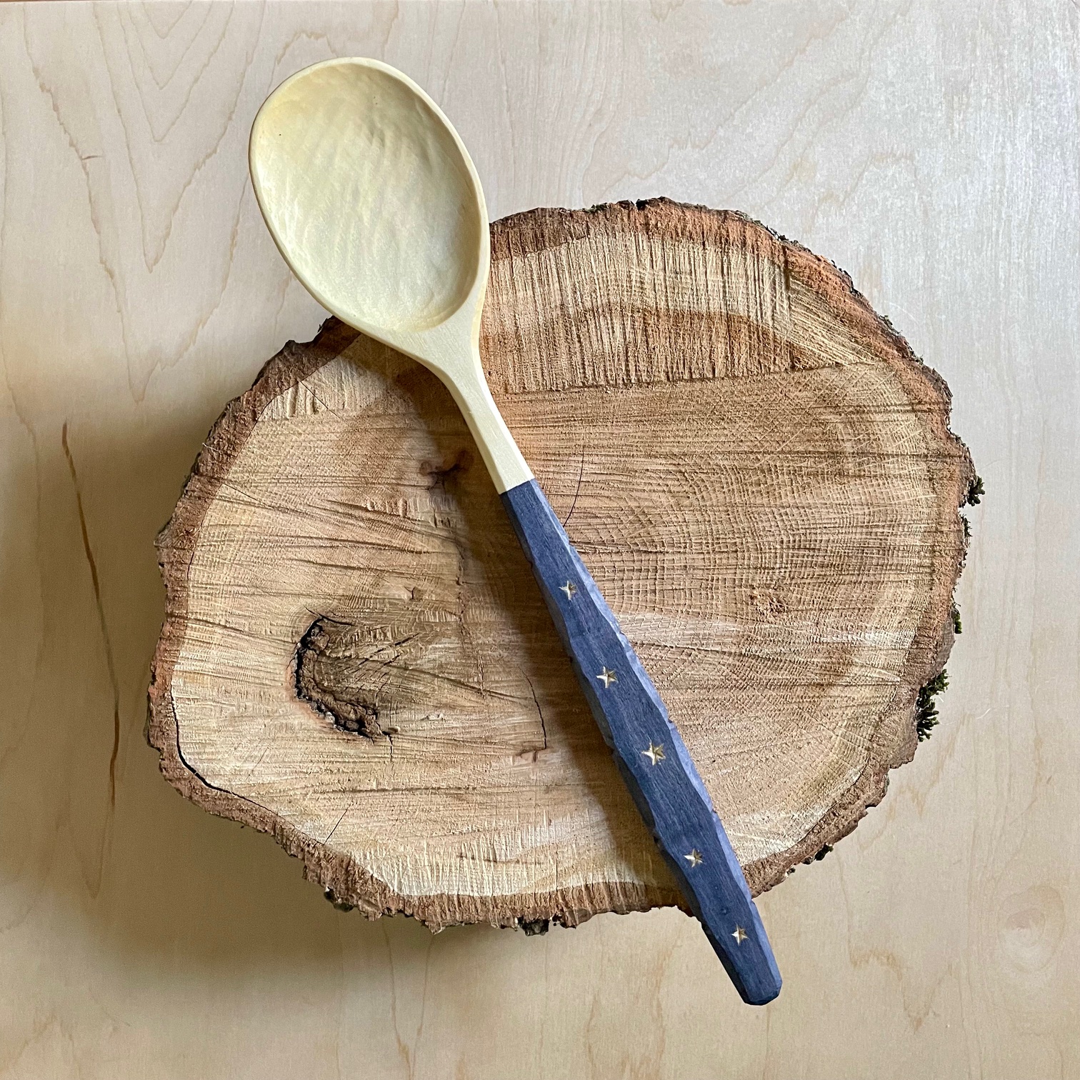 12" Painted "Star" spoon
