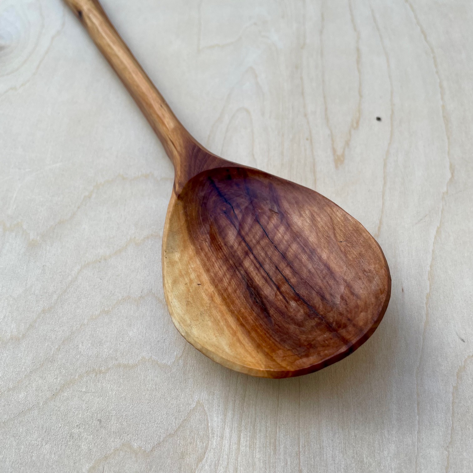 12" Apple cooking spoon