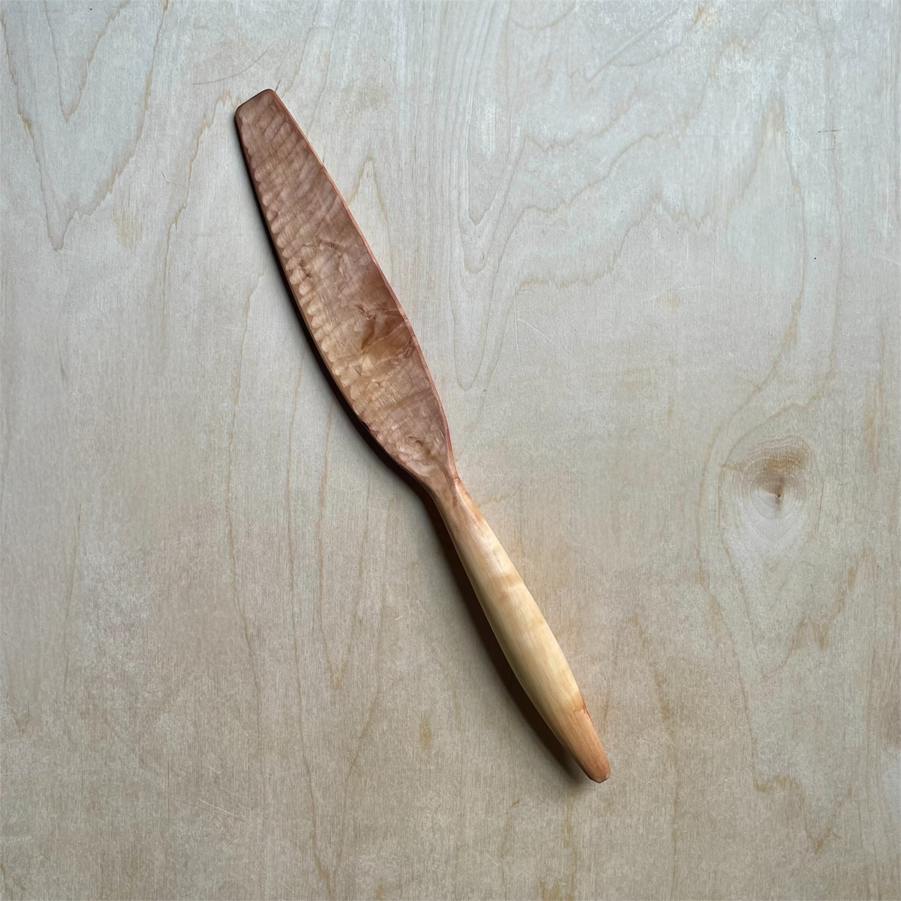 12" baked Maple spurtle