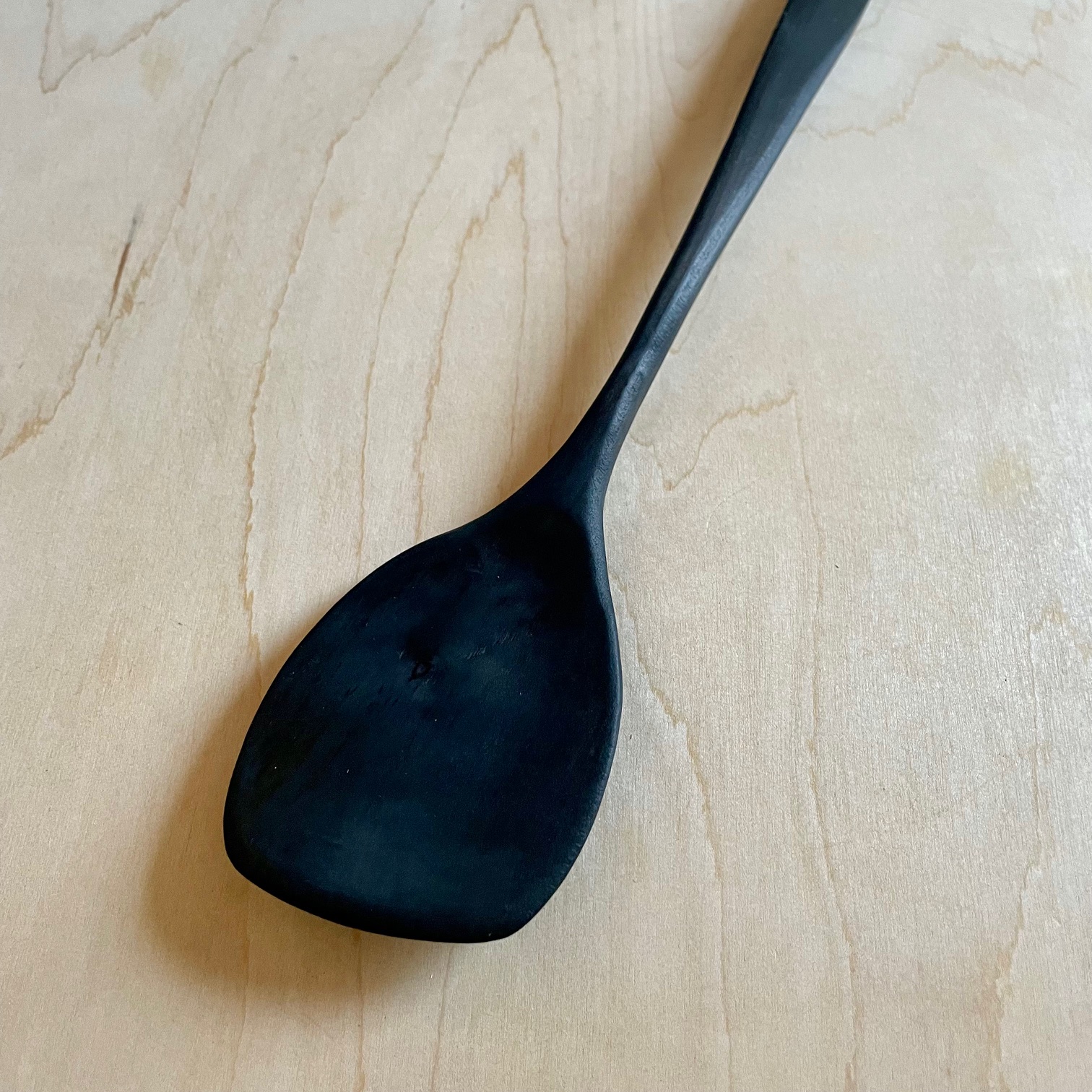 13" Maple Shou Sugi Ban Spoon 