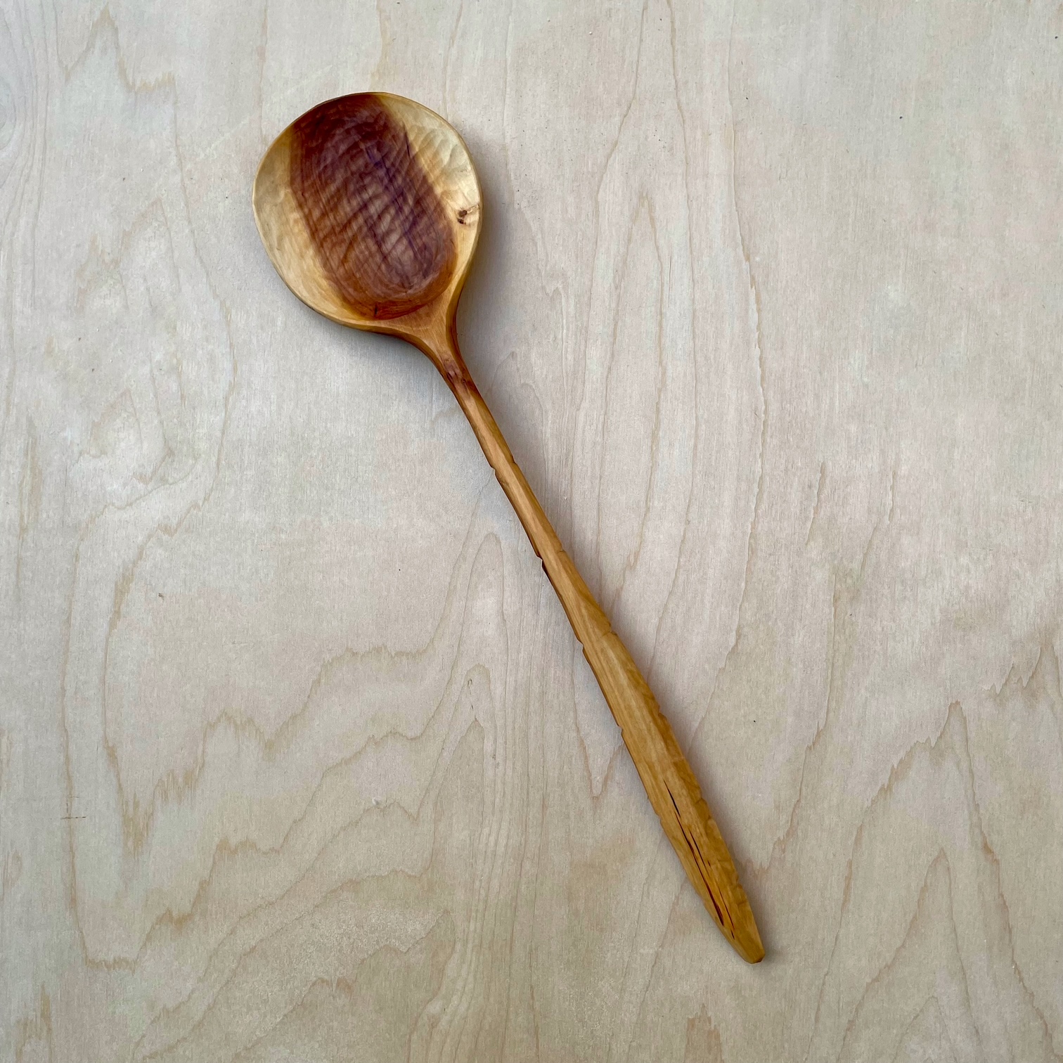 12" Apple cooking spoon