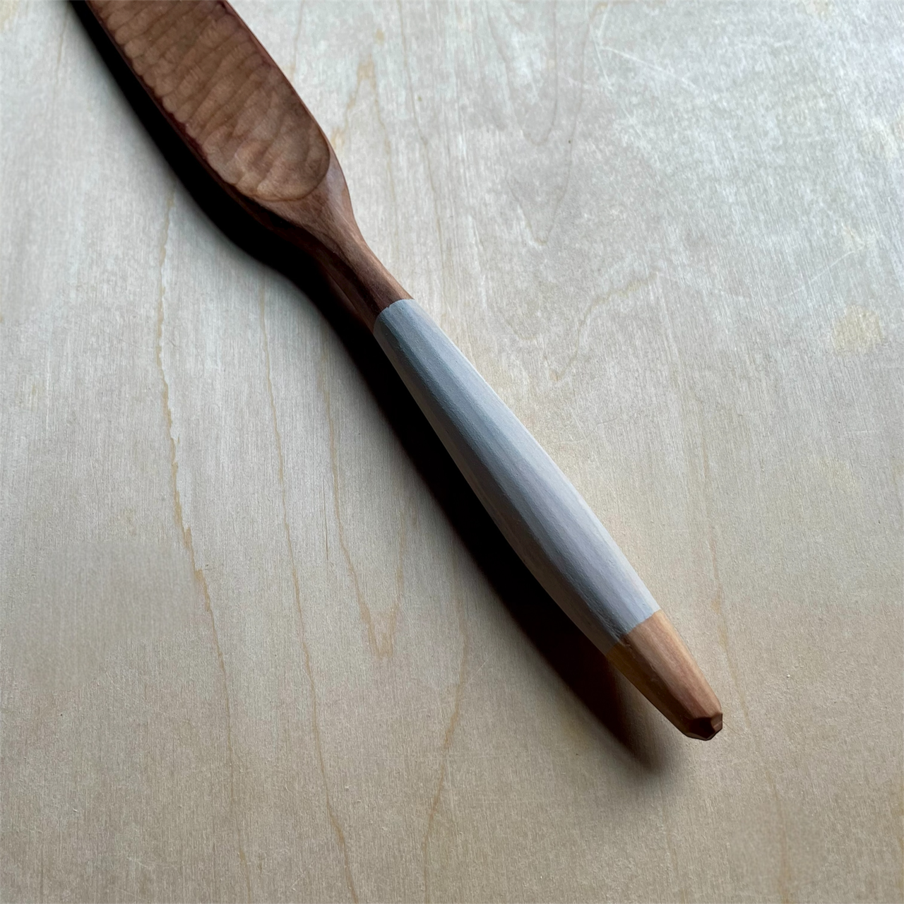 12" baked Maple spurtle