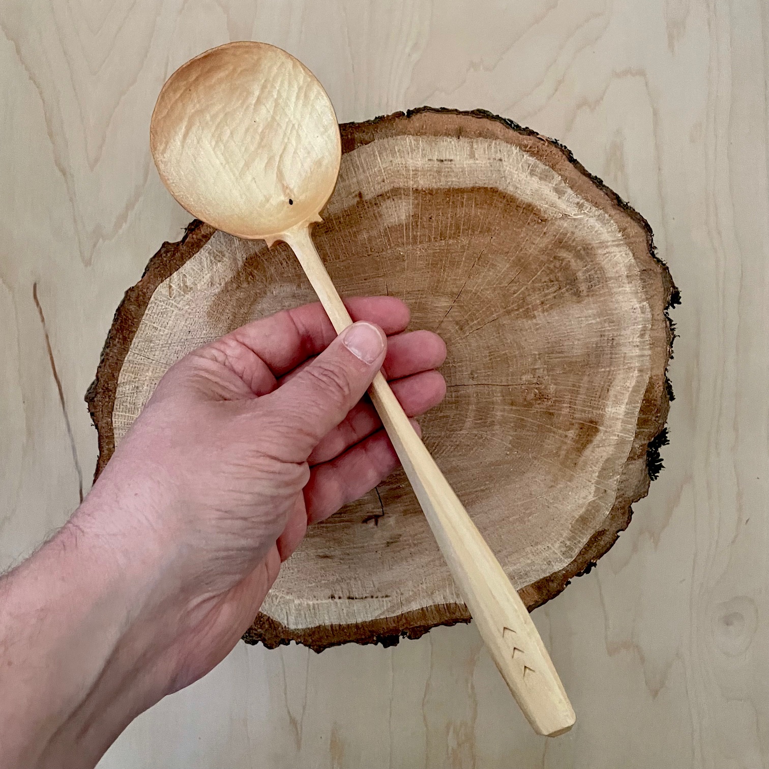 Elegant Maple Cooking Spoon 