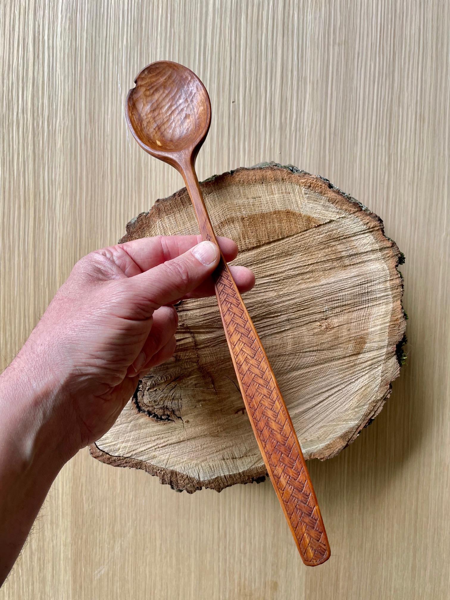 Herringbone Basket-weave Spoon