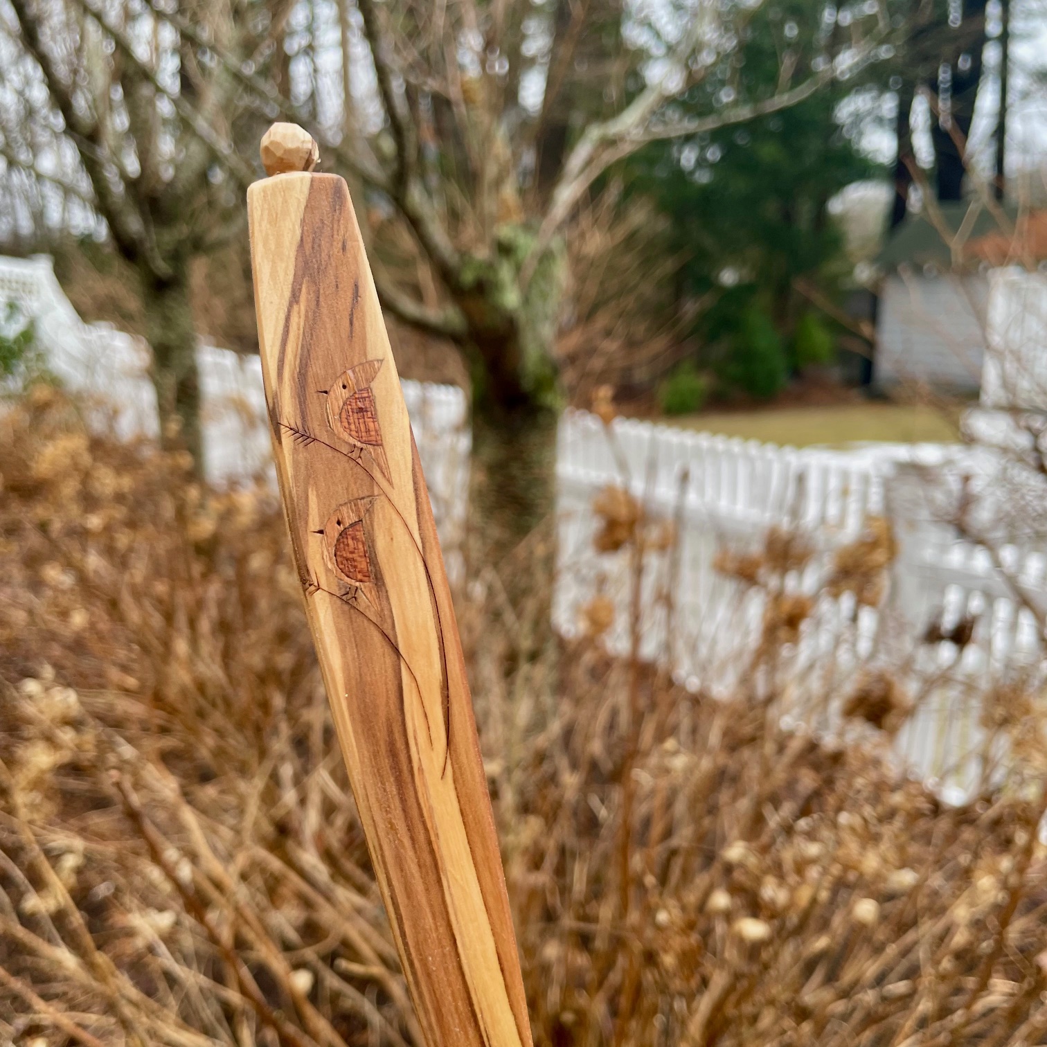 The Songbird Spoon—13" Hickory Serving Spoon