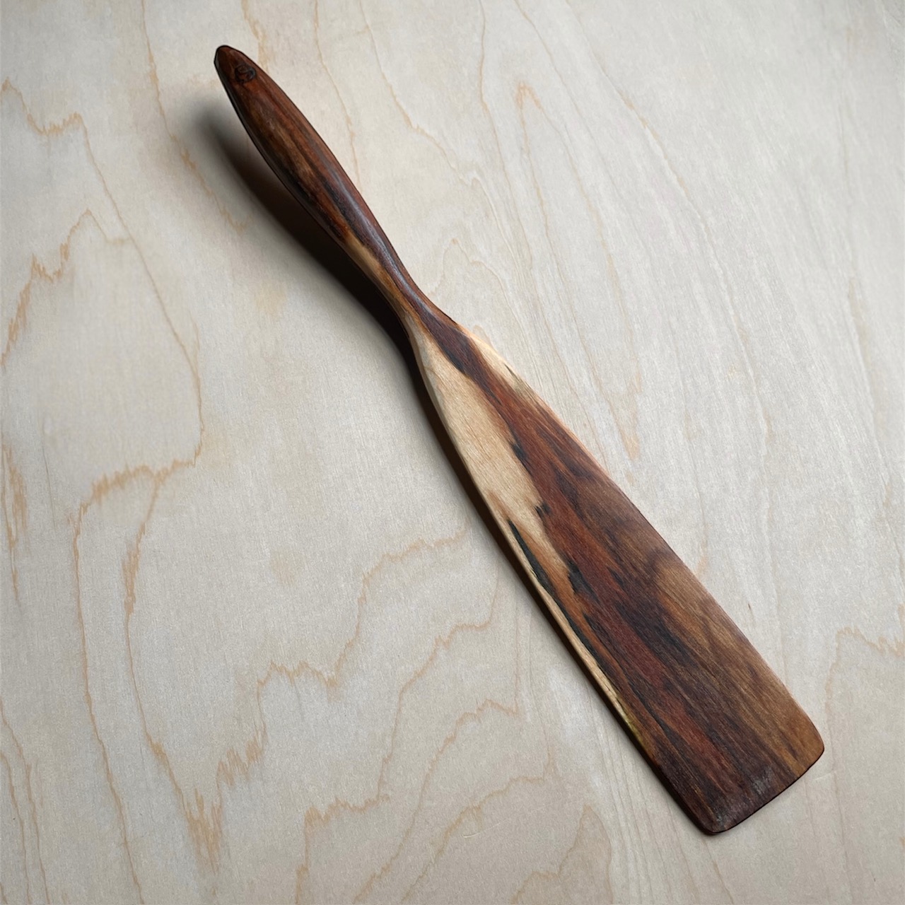 12" Spalted Maple spurtle