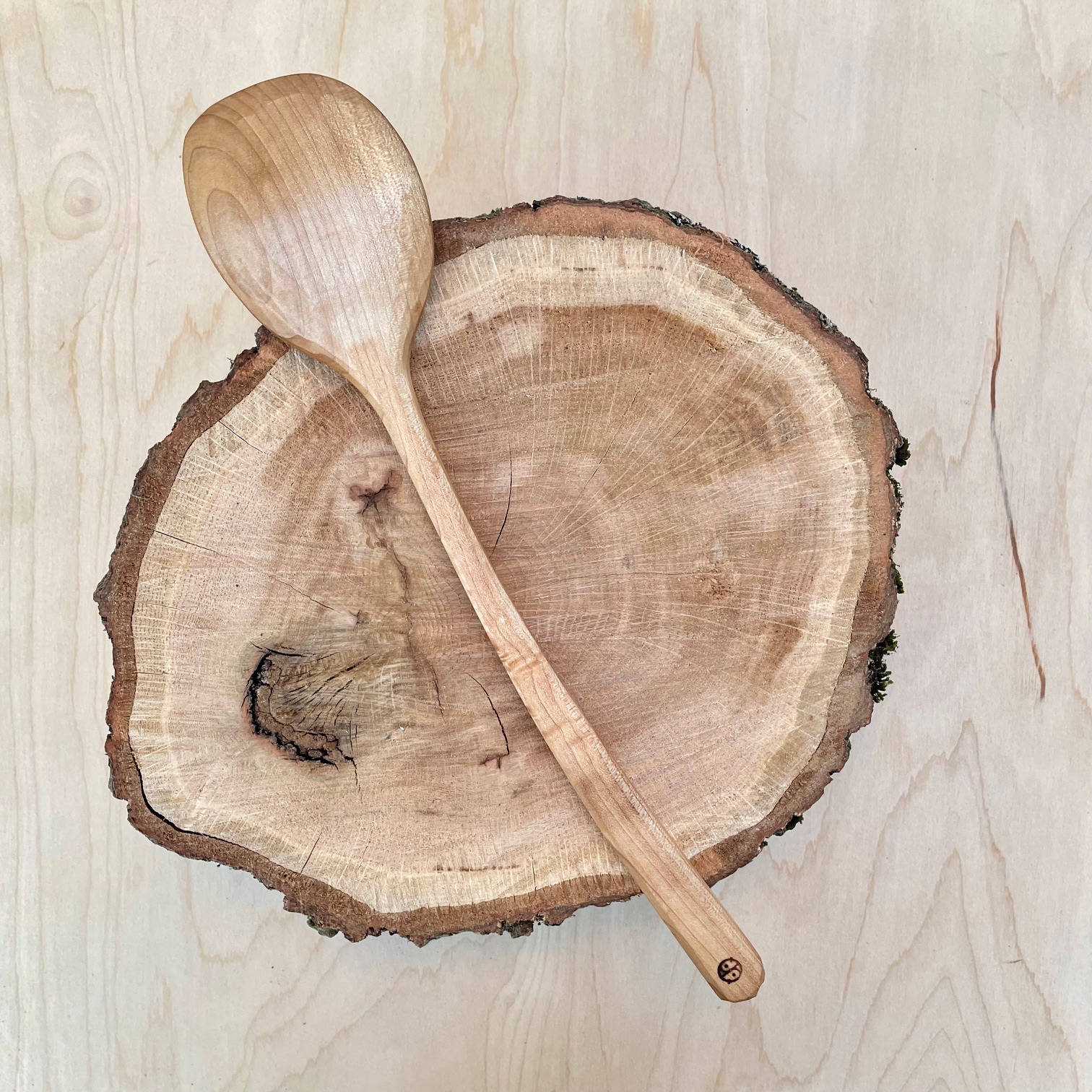 13" Baked Maple Cooking Spoon