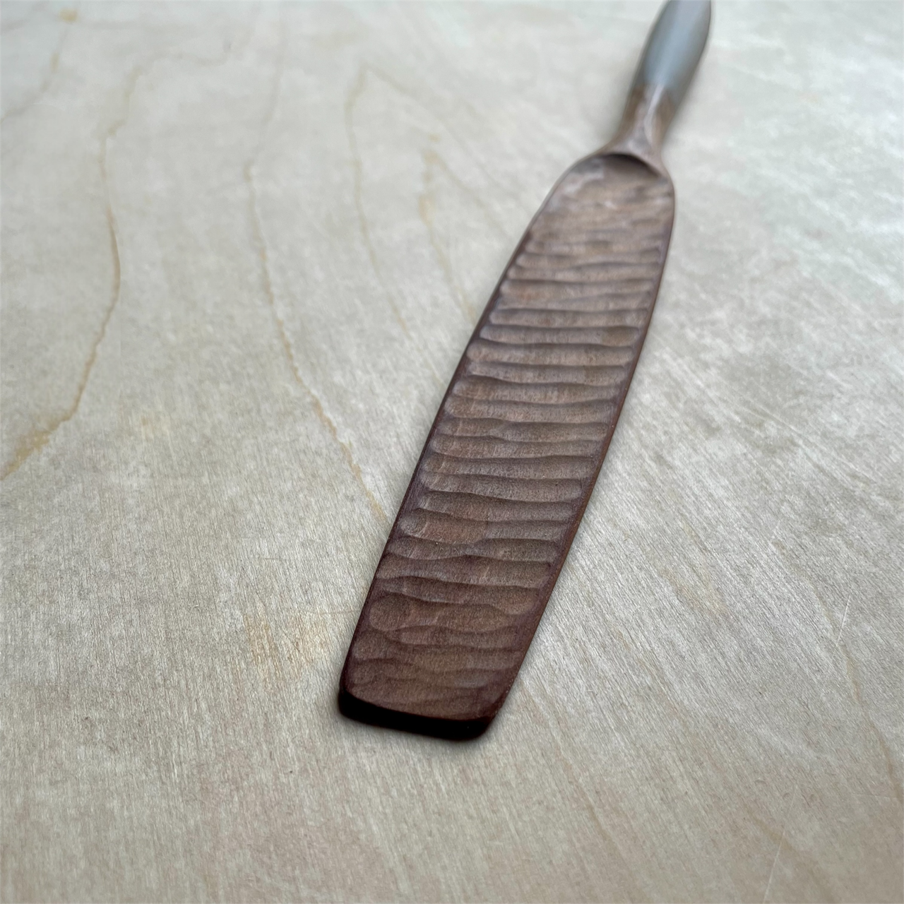 12" baked Maple spurtle