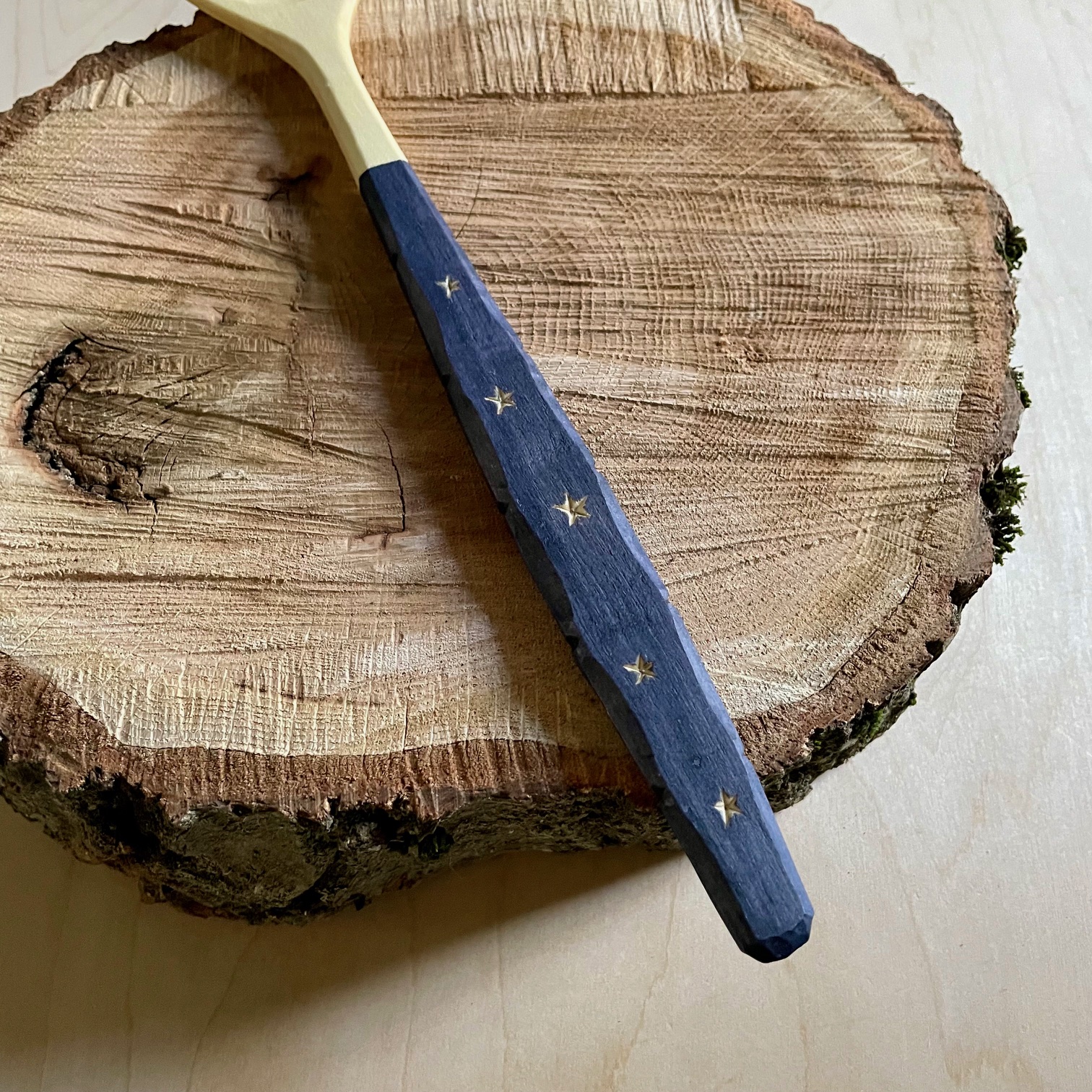 12" Painted "Star" spoon