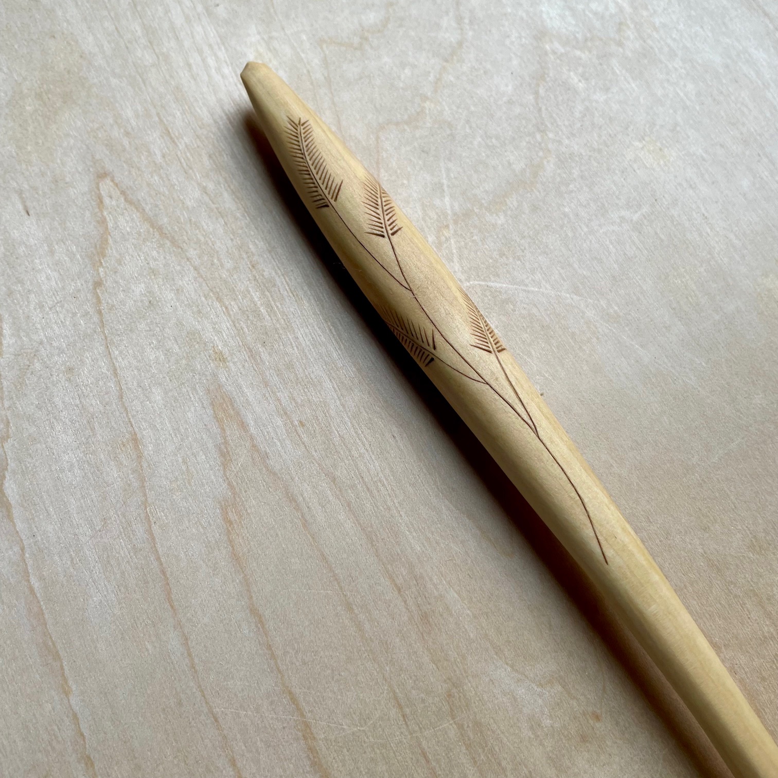 13" Maple cooking spoon