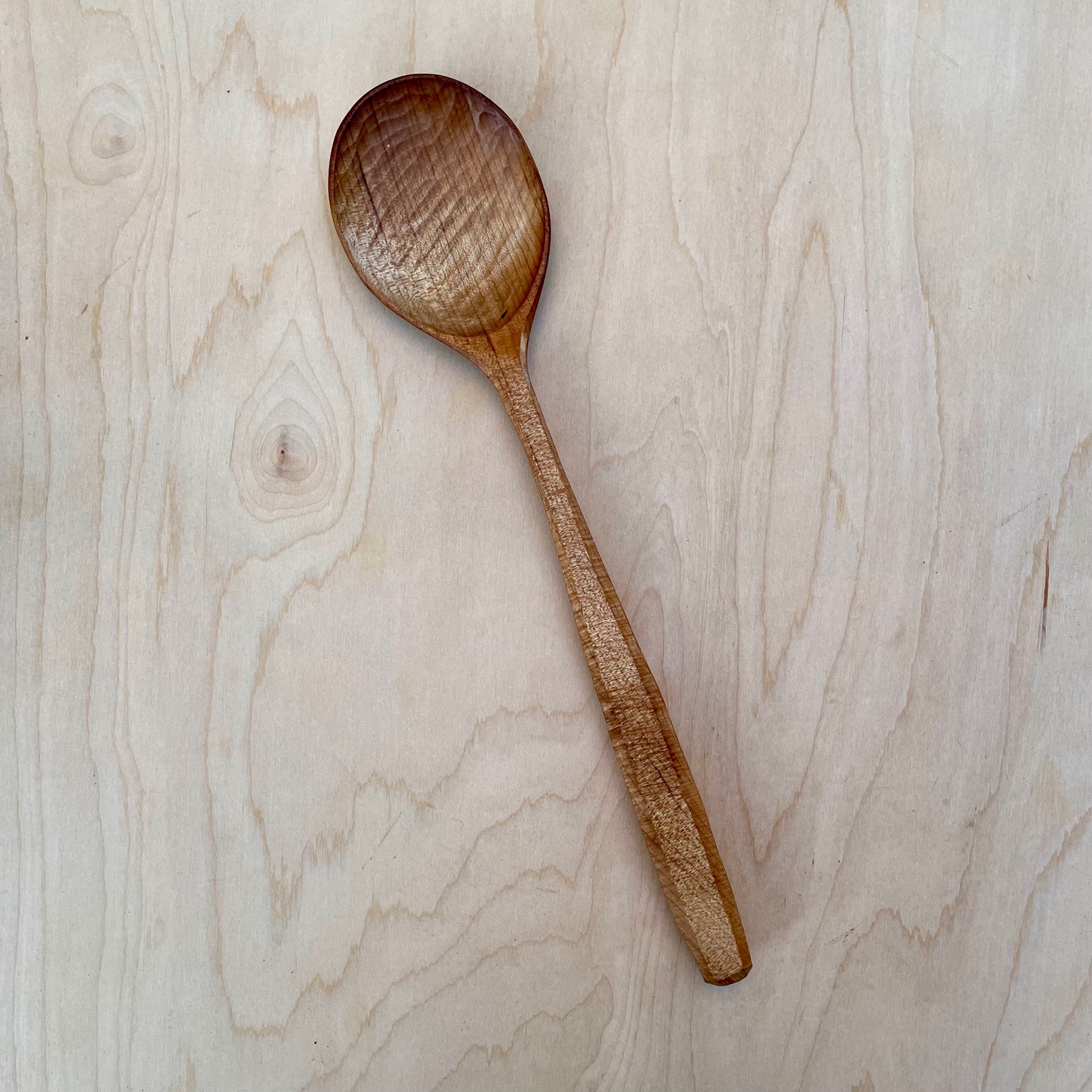 12" Maple Roughsawn Cooking Spoon