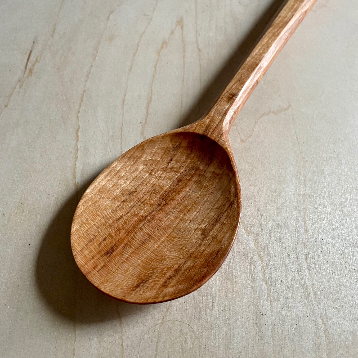 14" Hexagon-Handle Cooking Spoon 