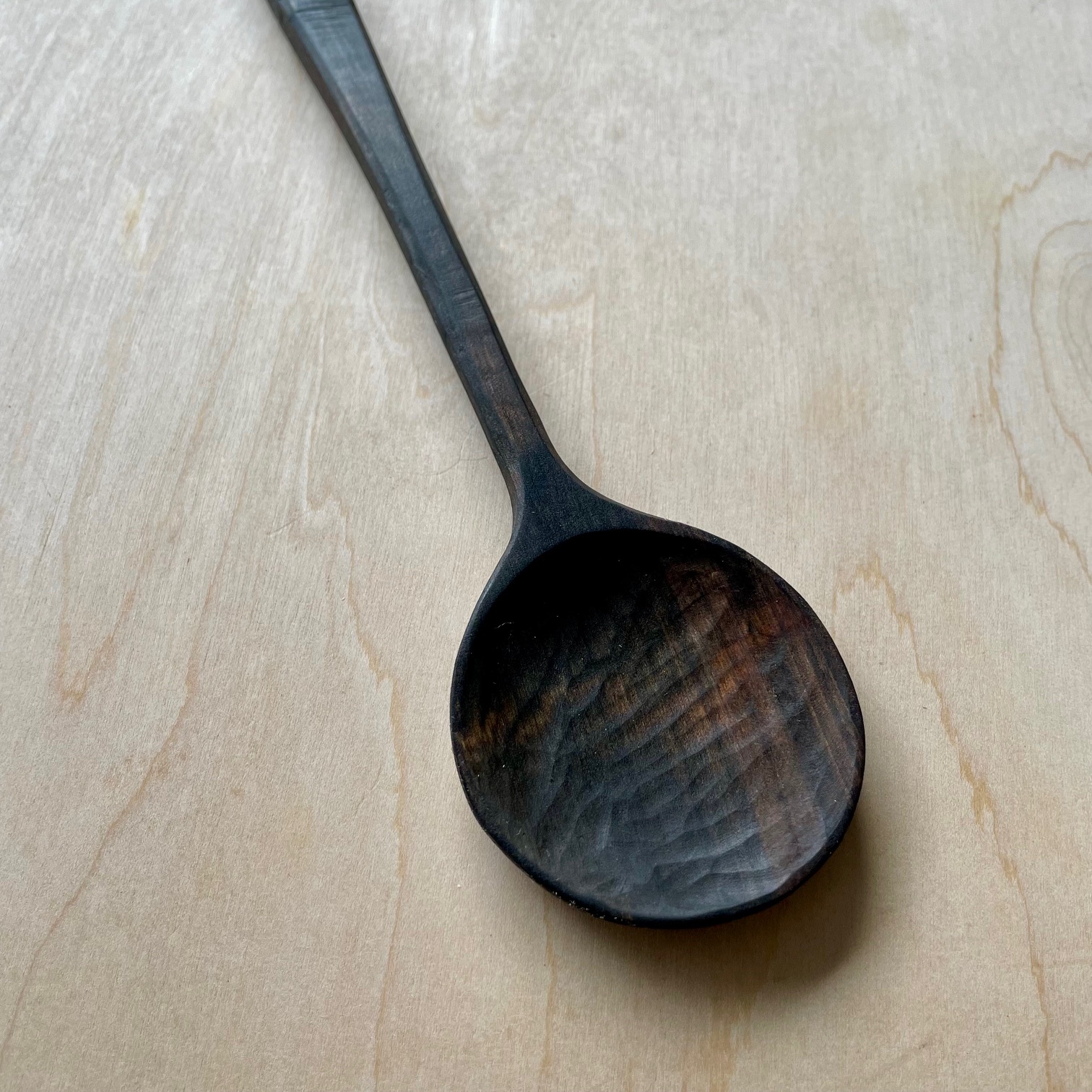 Small Ebonized Cooking Spoon