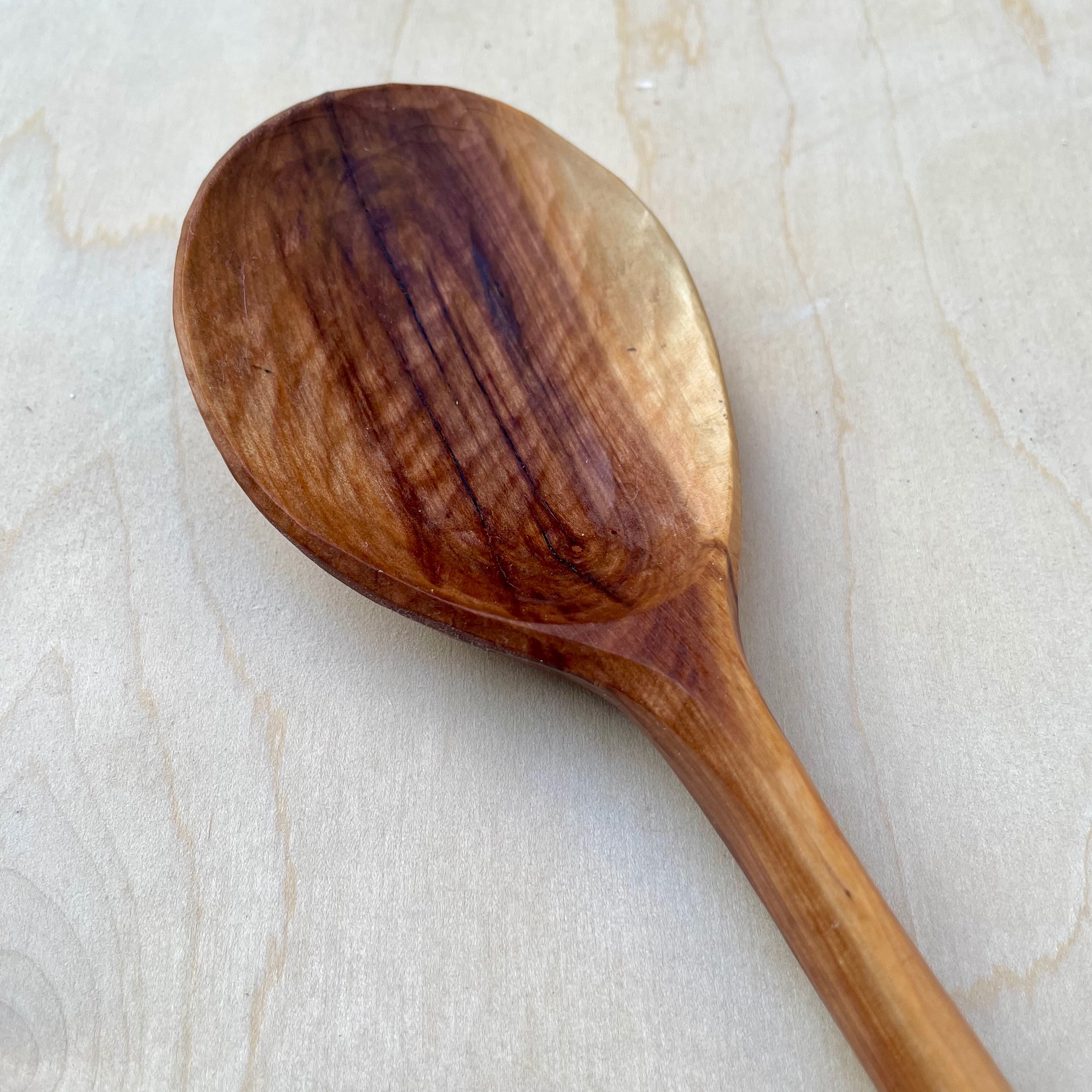 12" Apple cooking spoon