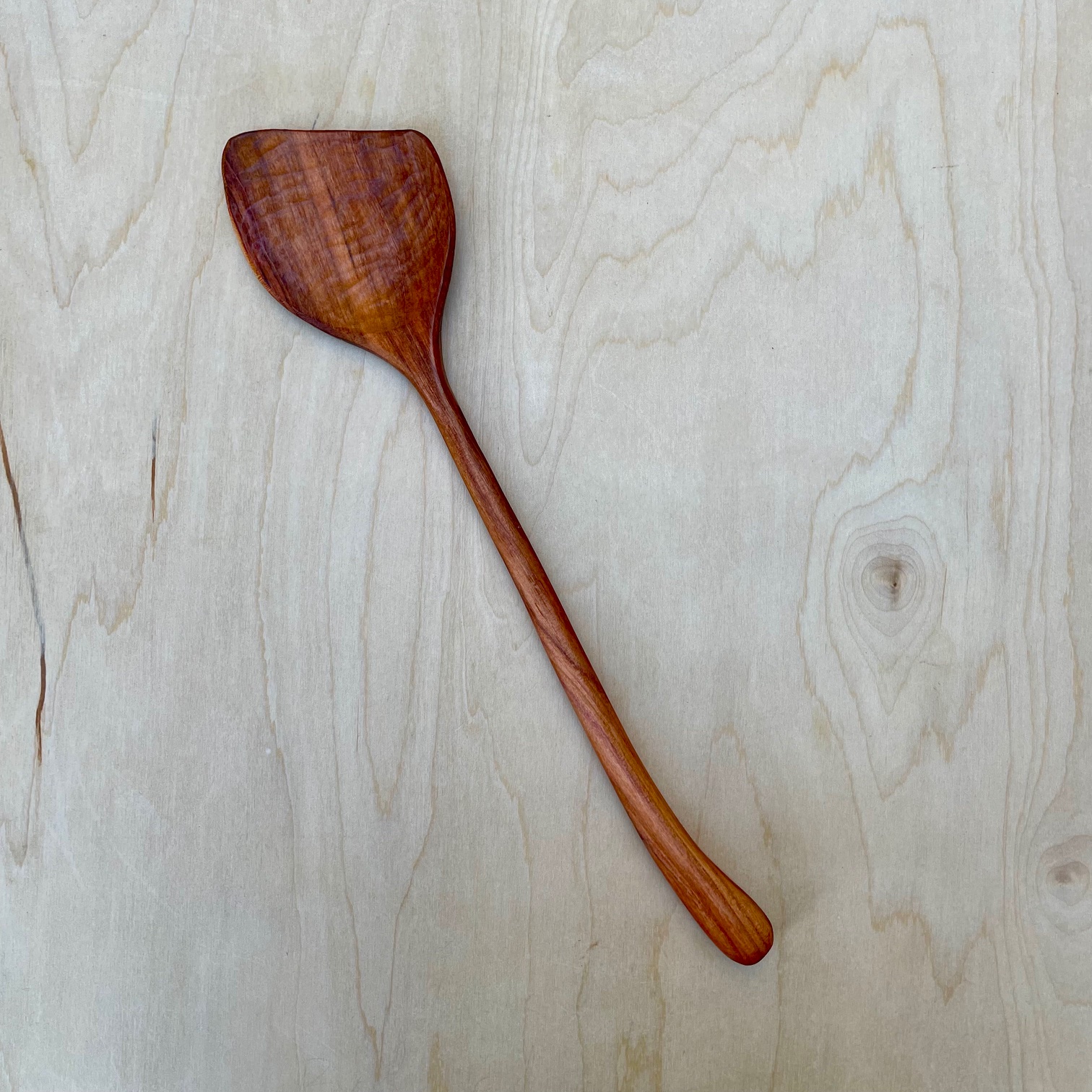 12" Left-handed Cherry scraper spoon