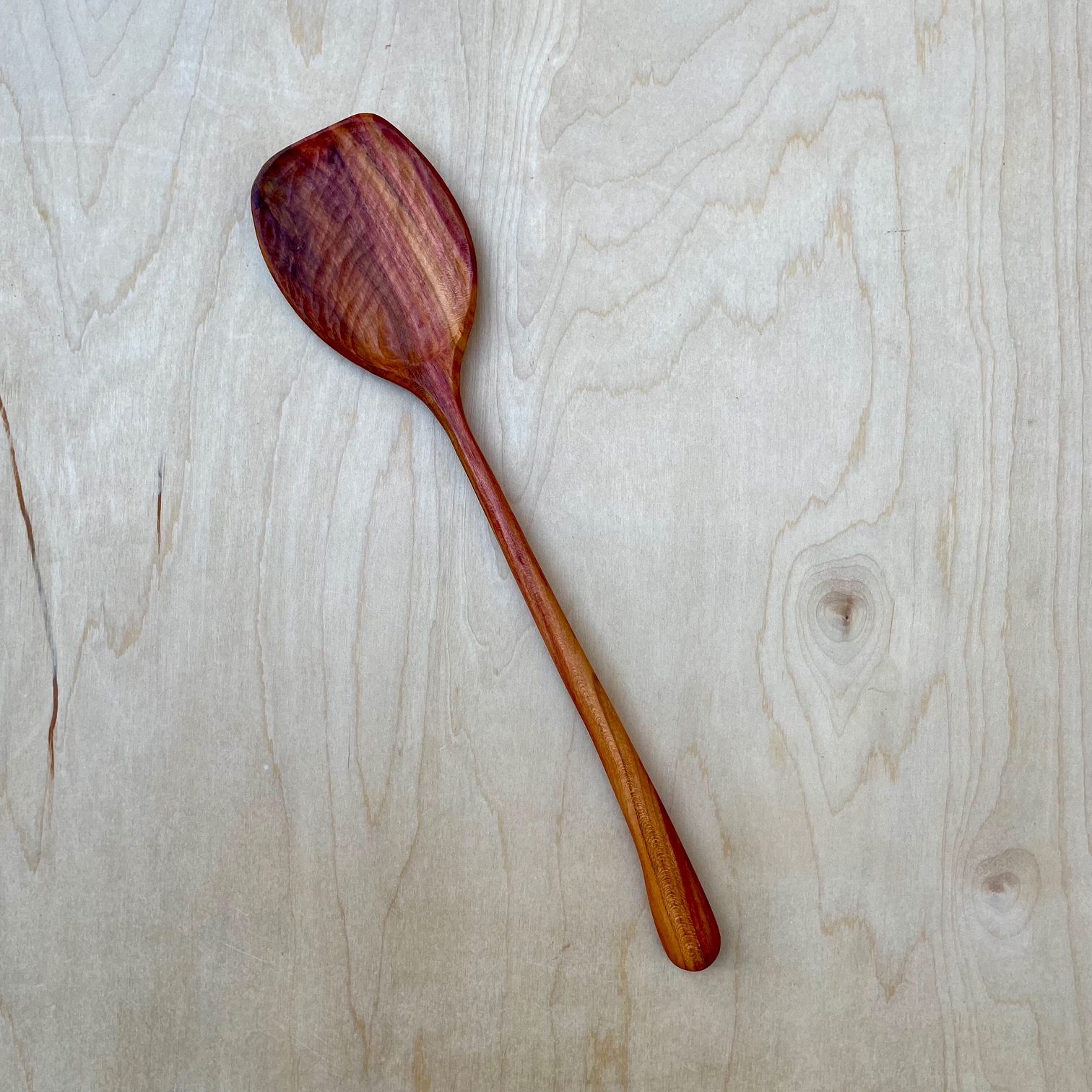 13" Cherry cooking spoon