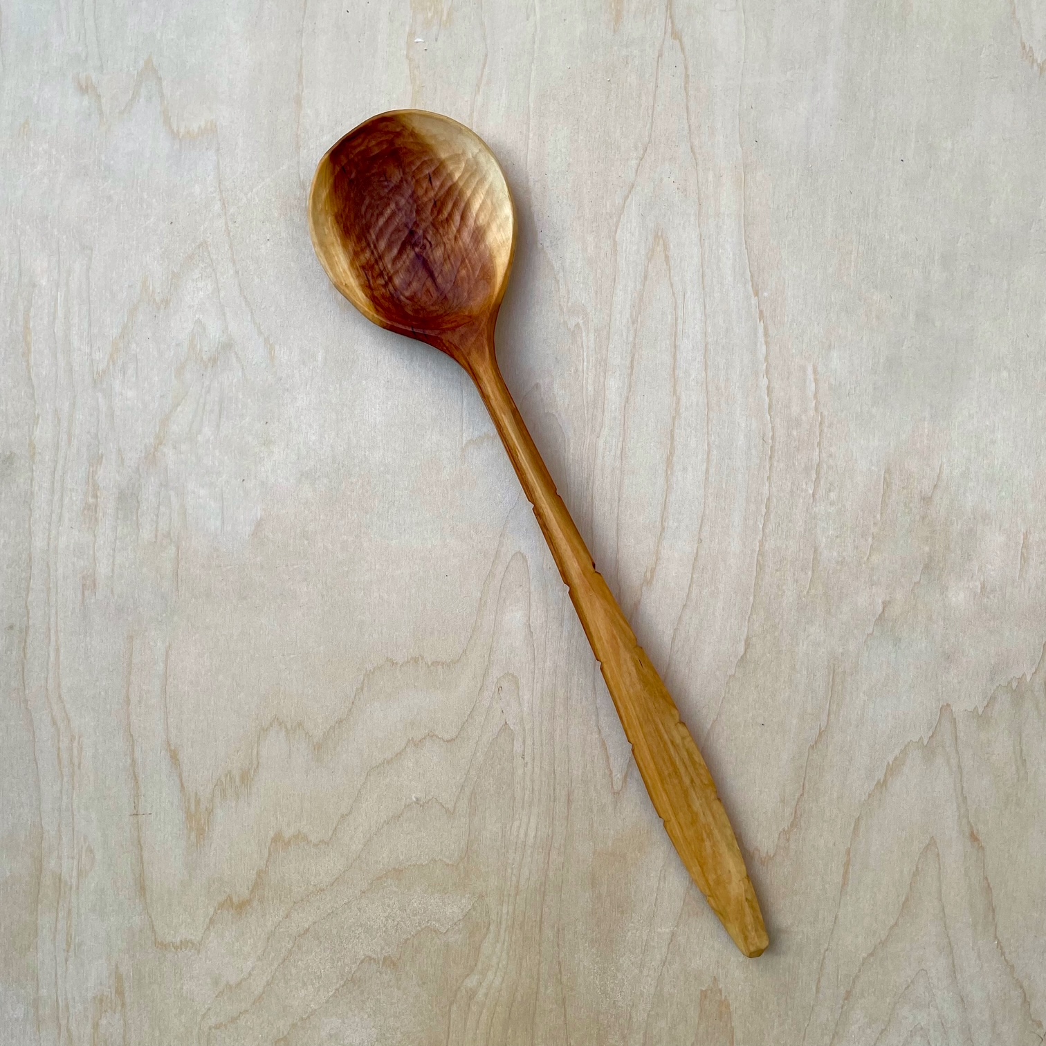 12" Apple cooking spoon