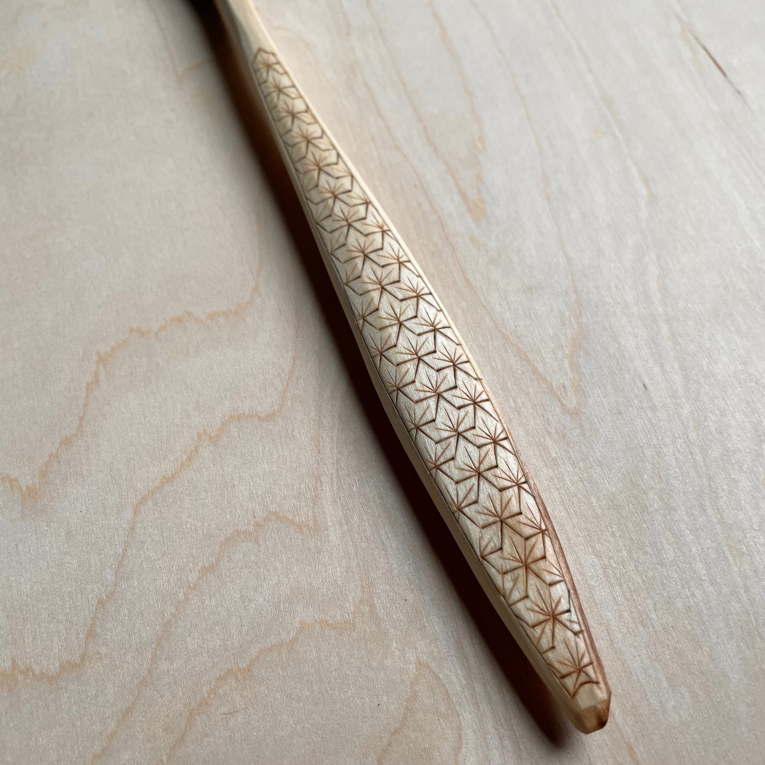 13" Maple cooking spoon