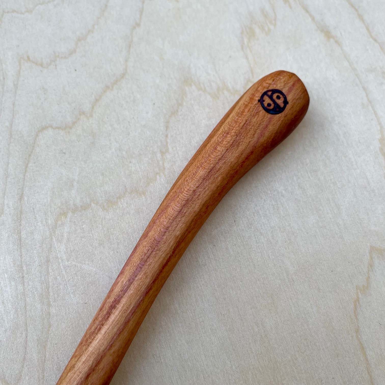 12" Left-handed Cherry scraper spoon