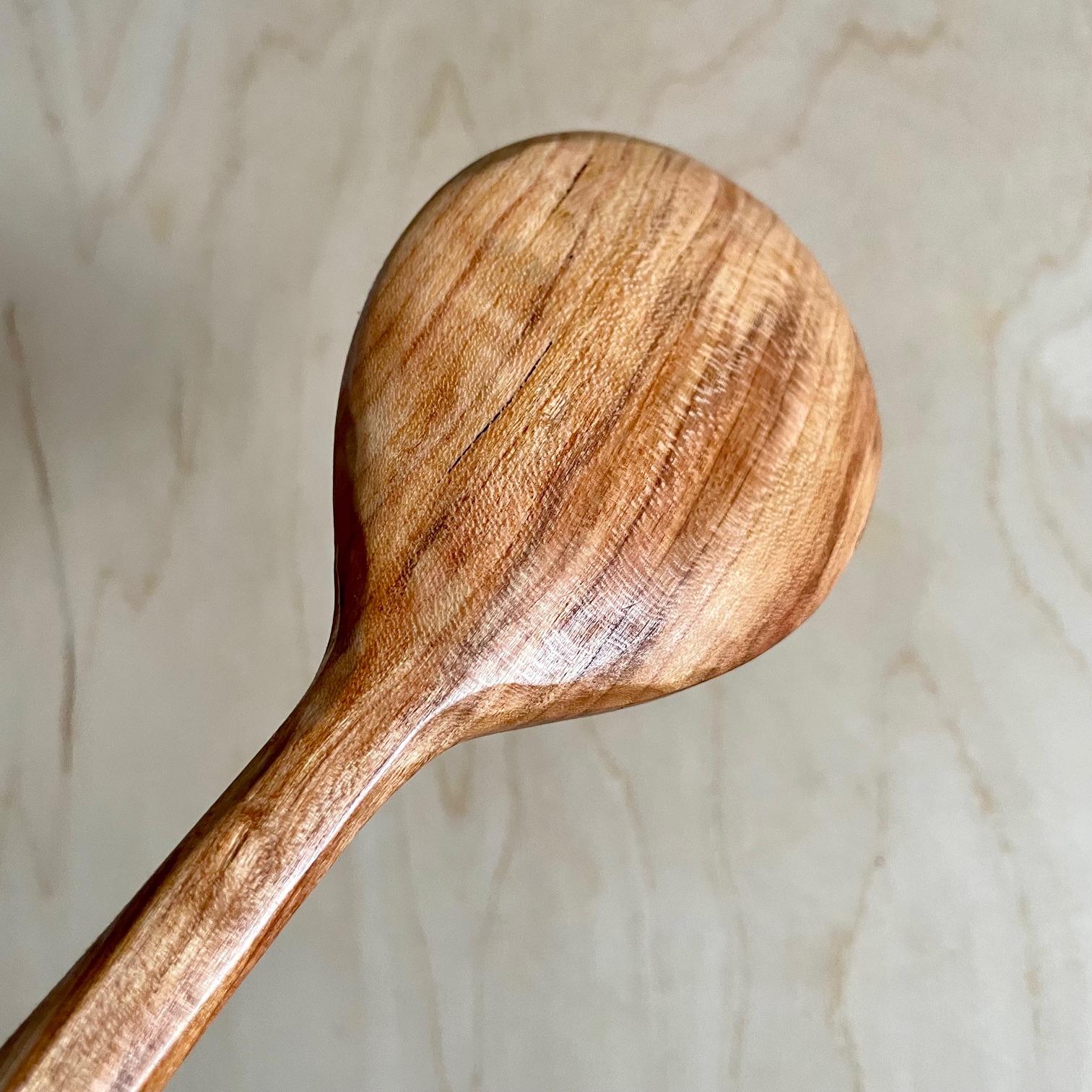 14" Hexagon-Handle Cooking Spoon 