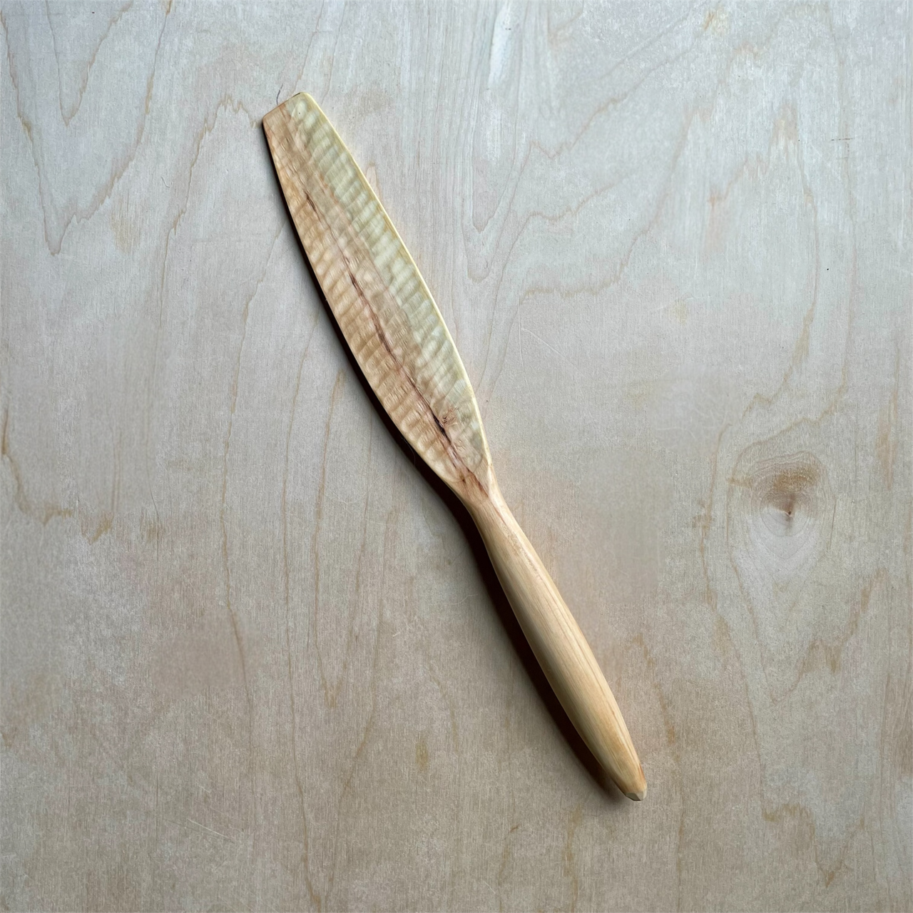 12" baked Maple spurtle