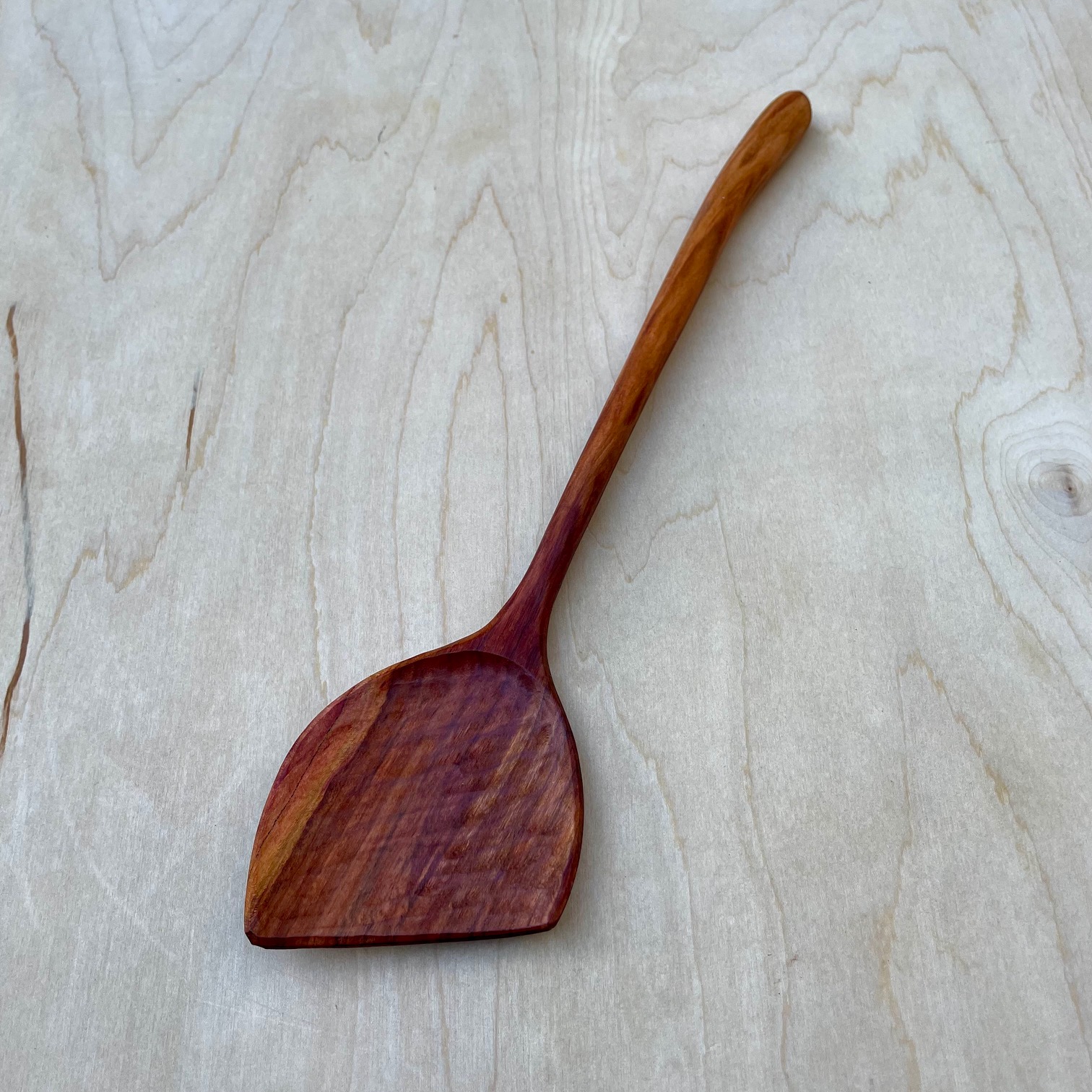 12" Right-handed Cherry scraper spoon