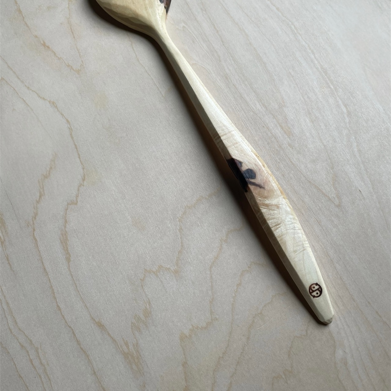 13" Maple cooking spoon