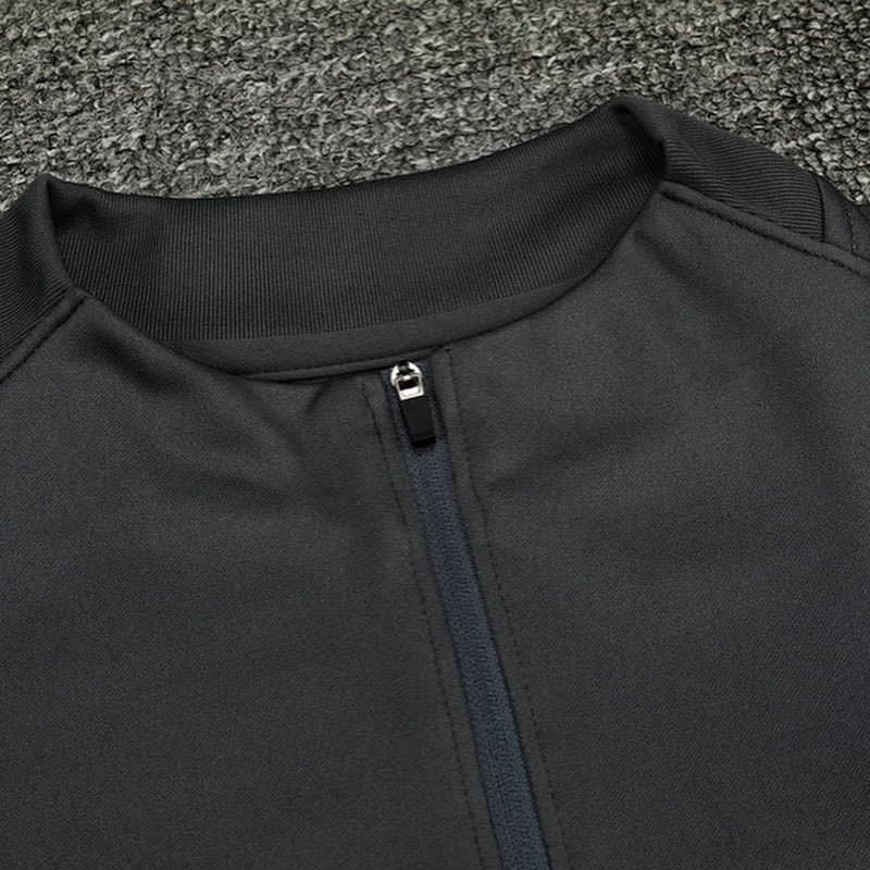 PSG Nike Quarter Zip Drill Tracksuit 2021/22 – Grey & Black