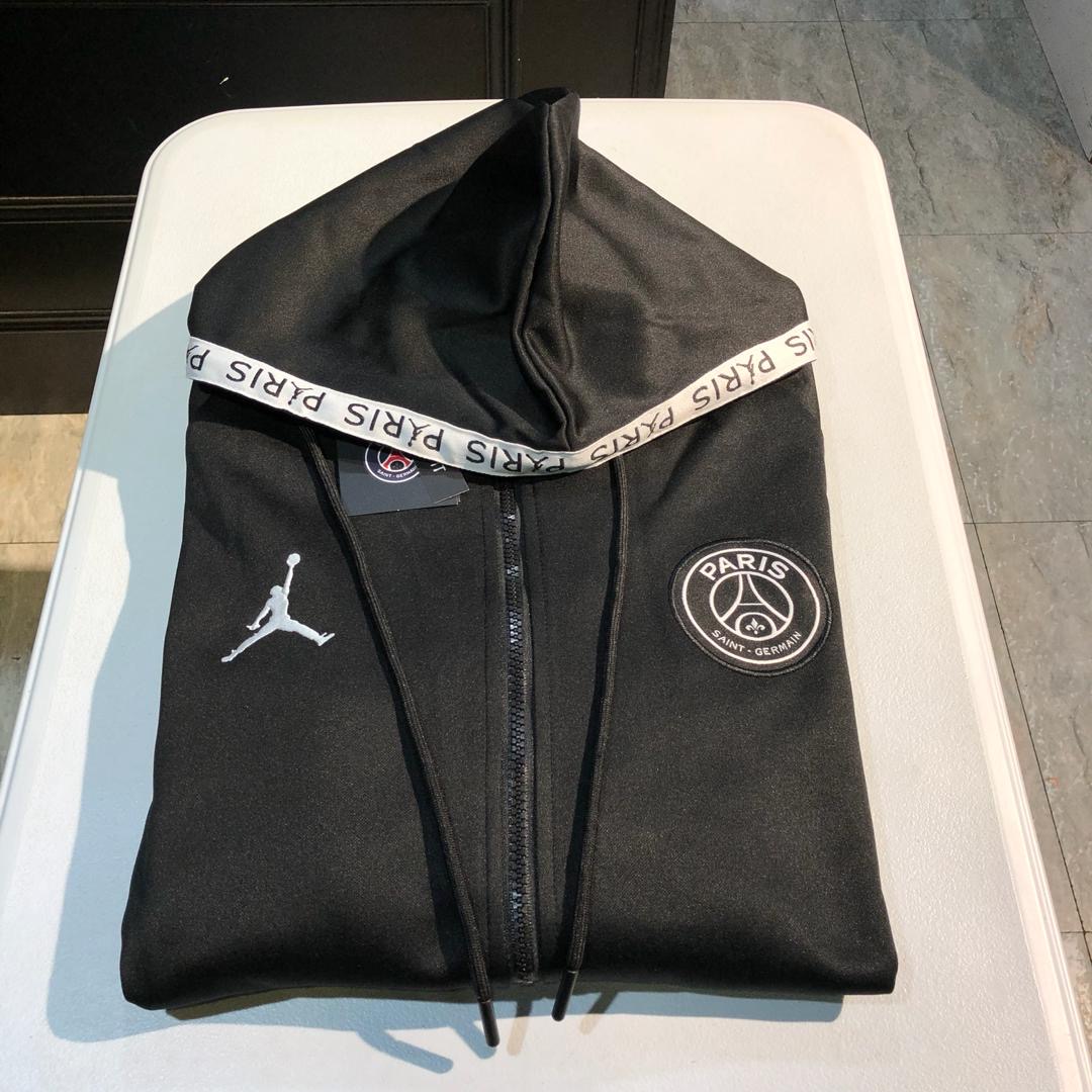 PSG Jordan Full Zip Jumpman Dri-FIT Tracksuit 2019/20 – Black/White
