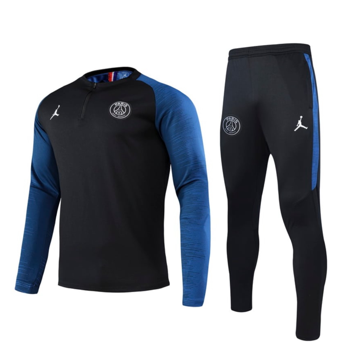PSG Jordan Dry Strike Drill Quarter Zip Tracksuit 2020/21 - Black/Navy