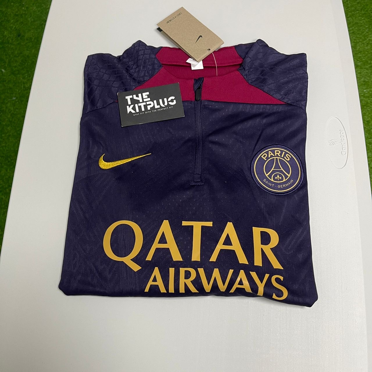 PSG Nike ADV Dri-Fit Strike Drill Quarter Zip Full Tracksuit 2023/24 - Purple/Burgundy/Gold