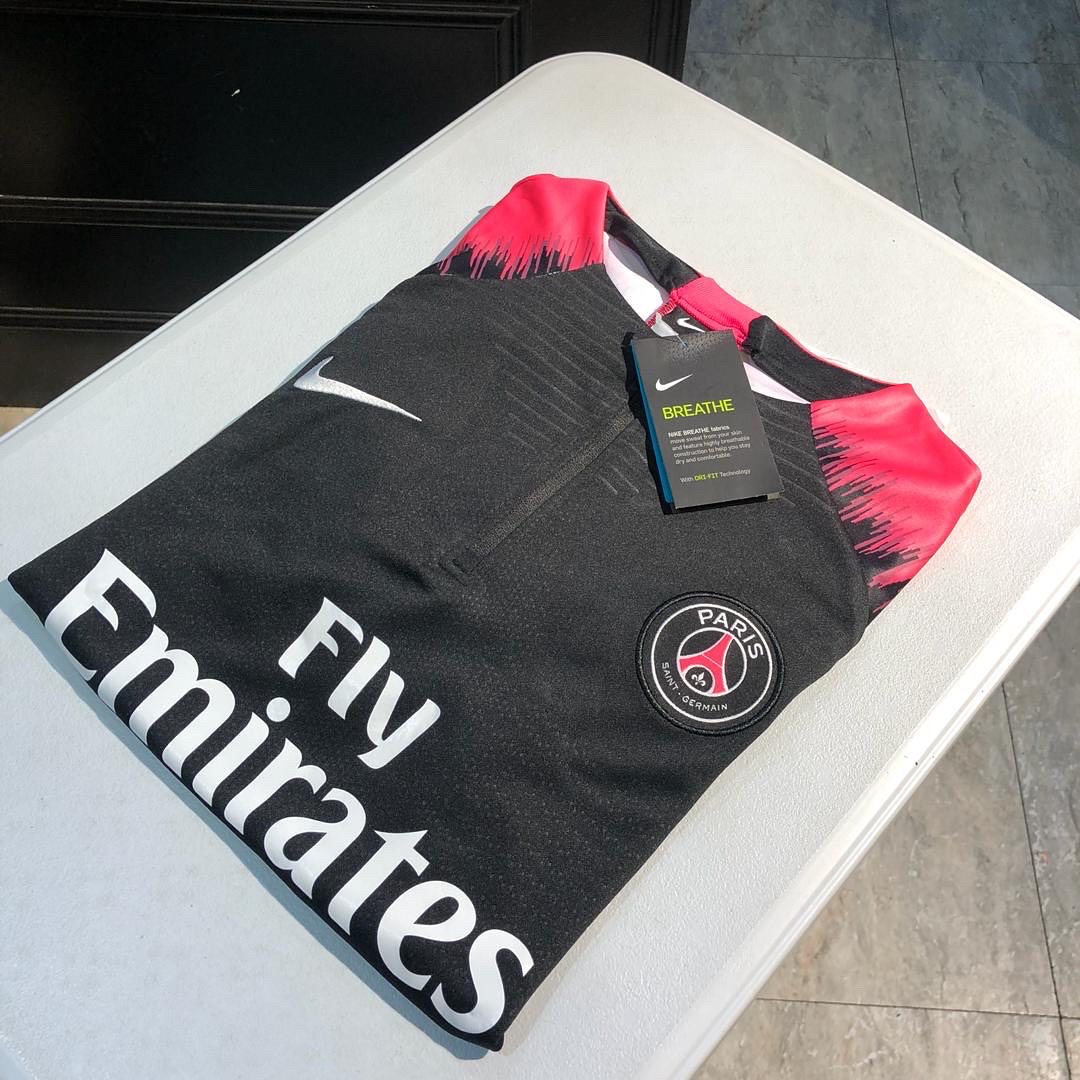 PSG Nike Strike Drill Quarter Zip Full Tracksuit 2018/19 - Black/Pink