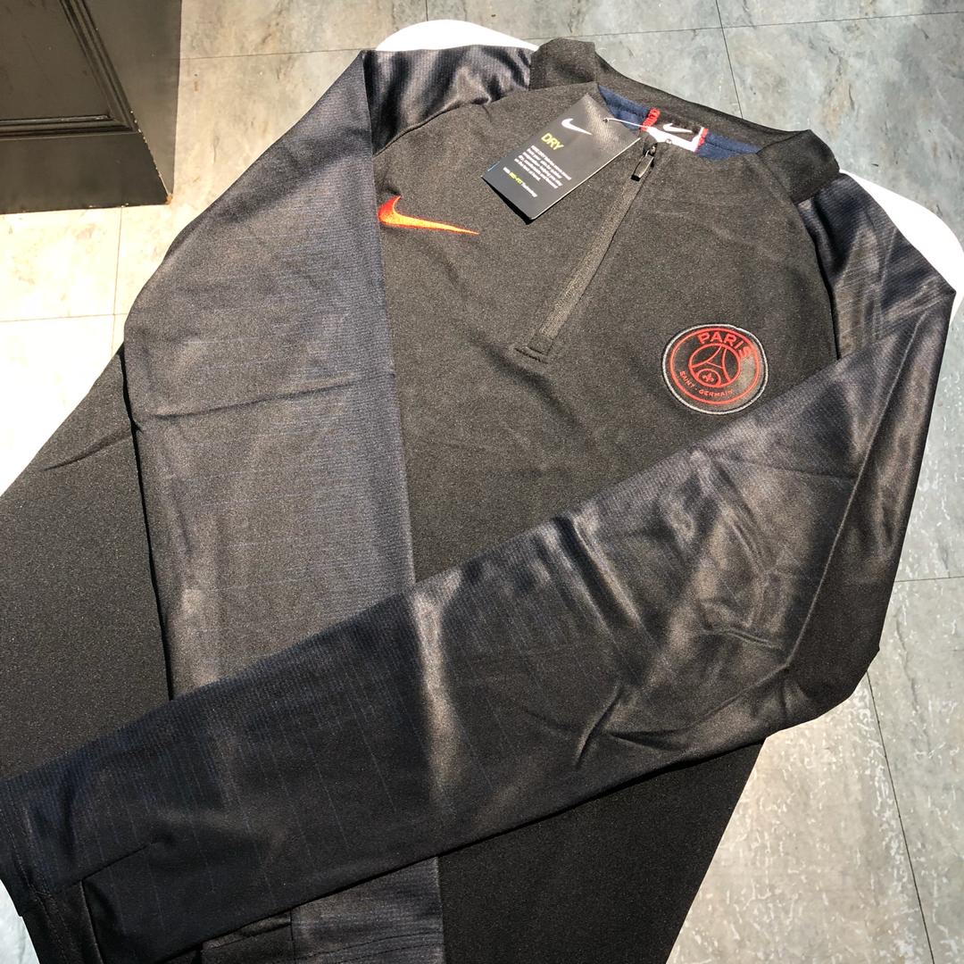 PSG Nike Strike Drill Quarter Zip Full Tracksuit 2019/20 - Black/Red